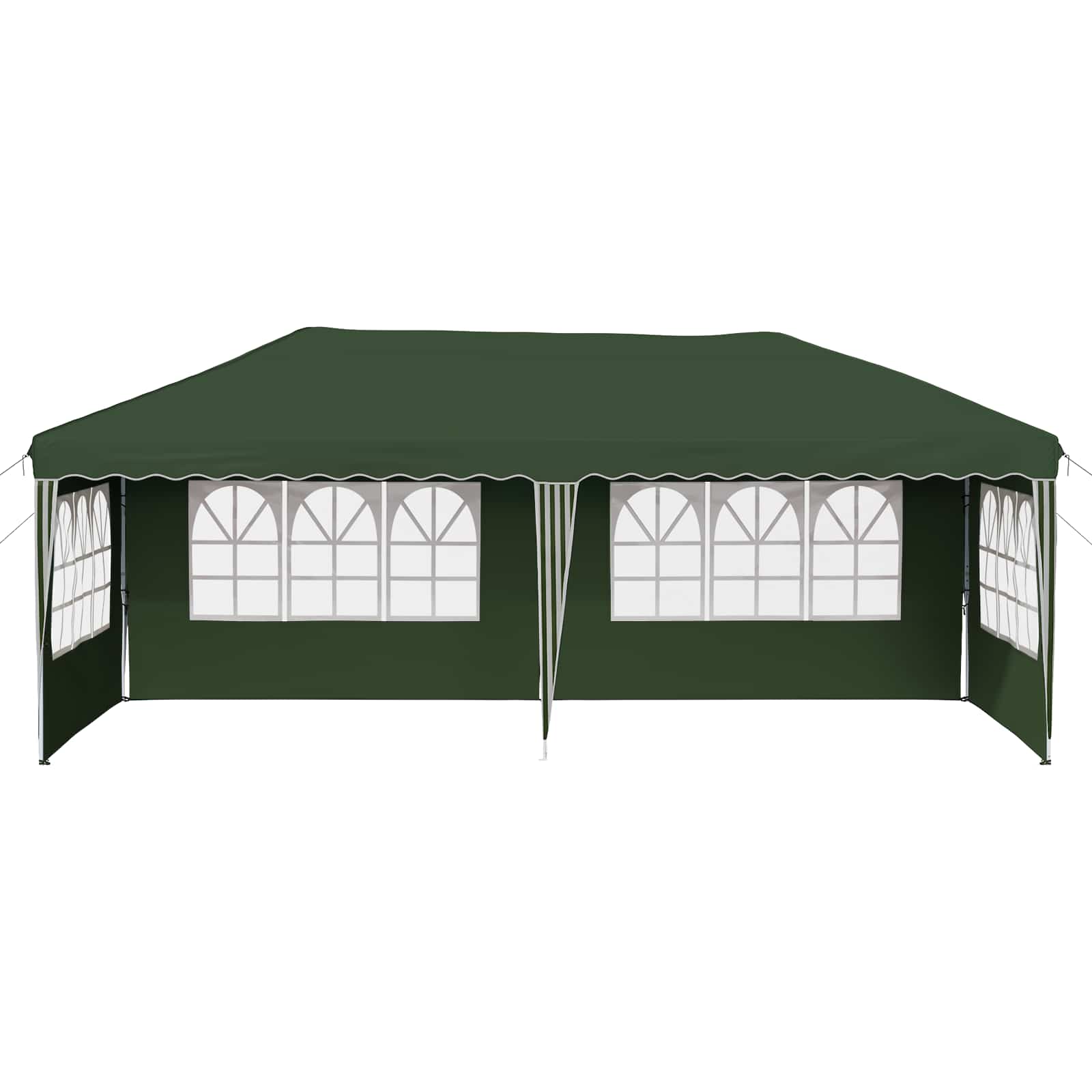 Pop-up Partyzelt 575 x 289 x 245 cm Grün