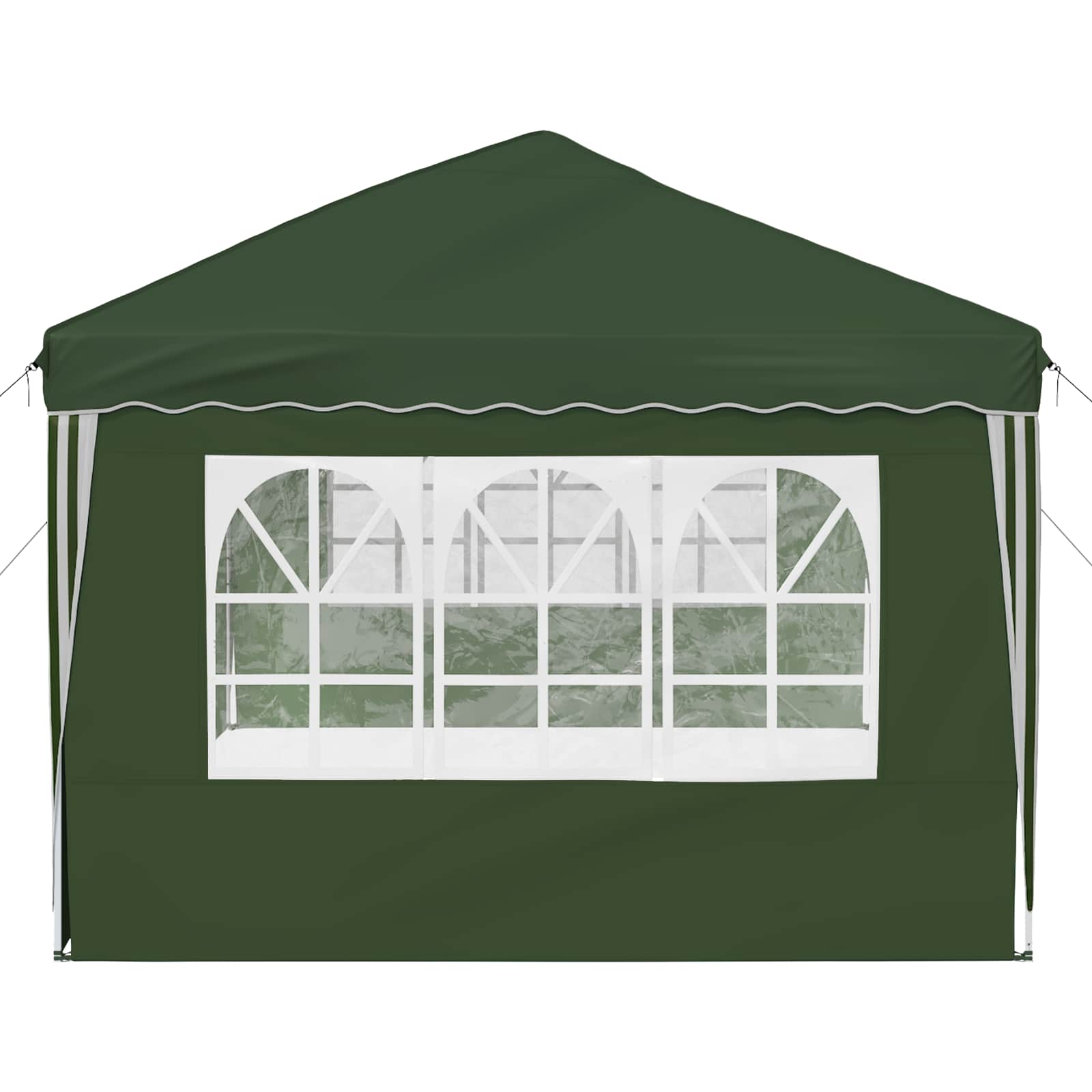 Pop-up Partyzelt 575 x 289 x 245 cm Grün
