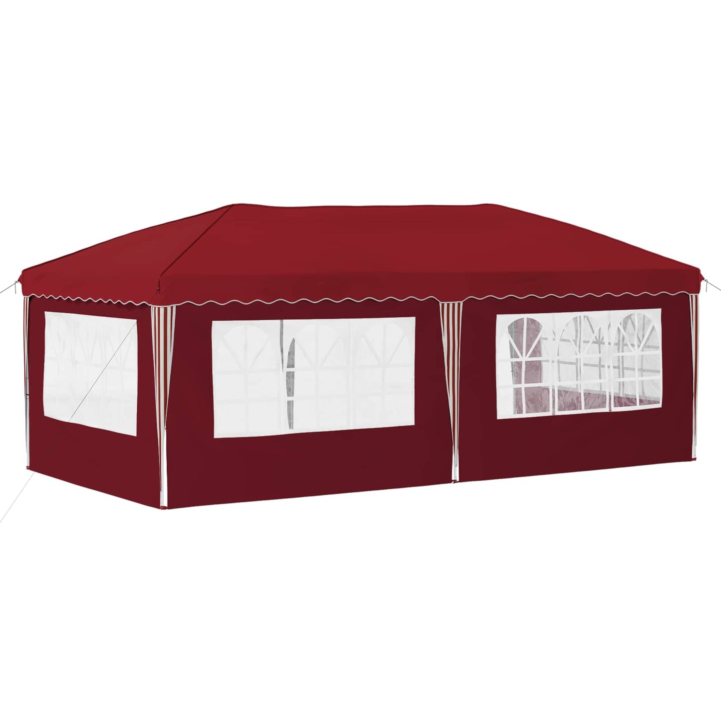 Pop-up Partyzelt 575 x 289 x 245 cm Bordeauxrot