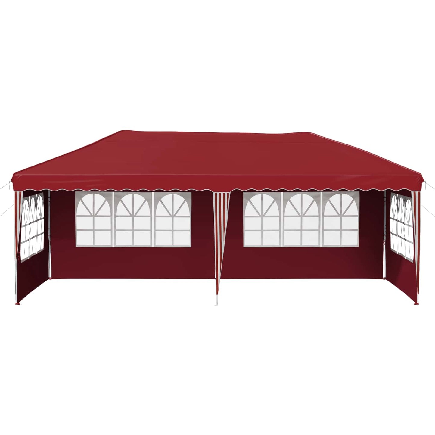 Pop-up Partyzelt 575 x 289 x 245 cm Bordeauxrot