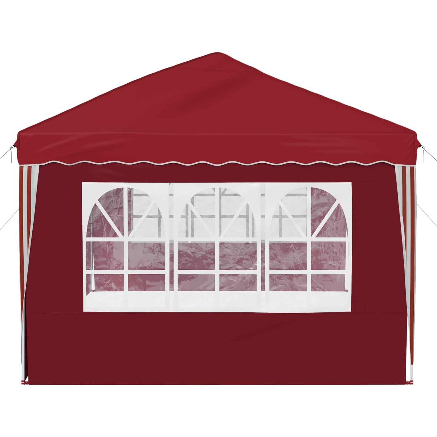 Pop-up Partyzelt 575 x 289 x 245 cm Bordeauxrot