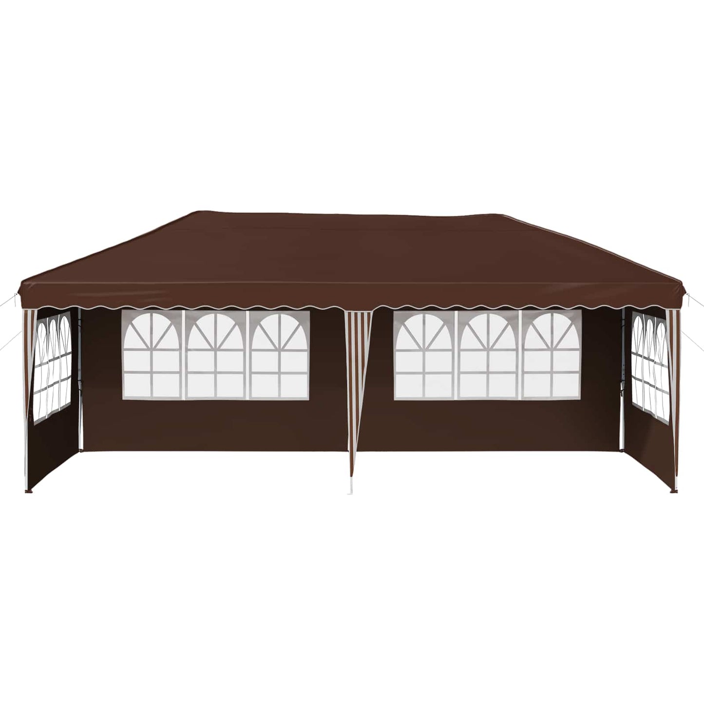 Pop-up Partyzelt 575 x 289 x 245 cm Braun