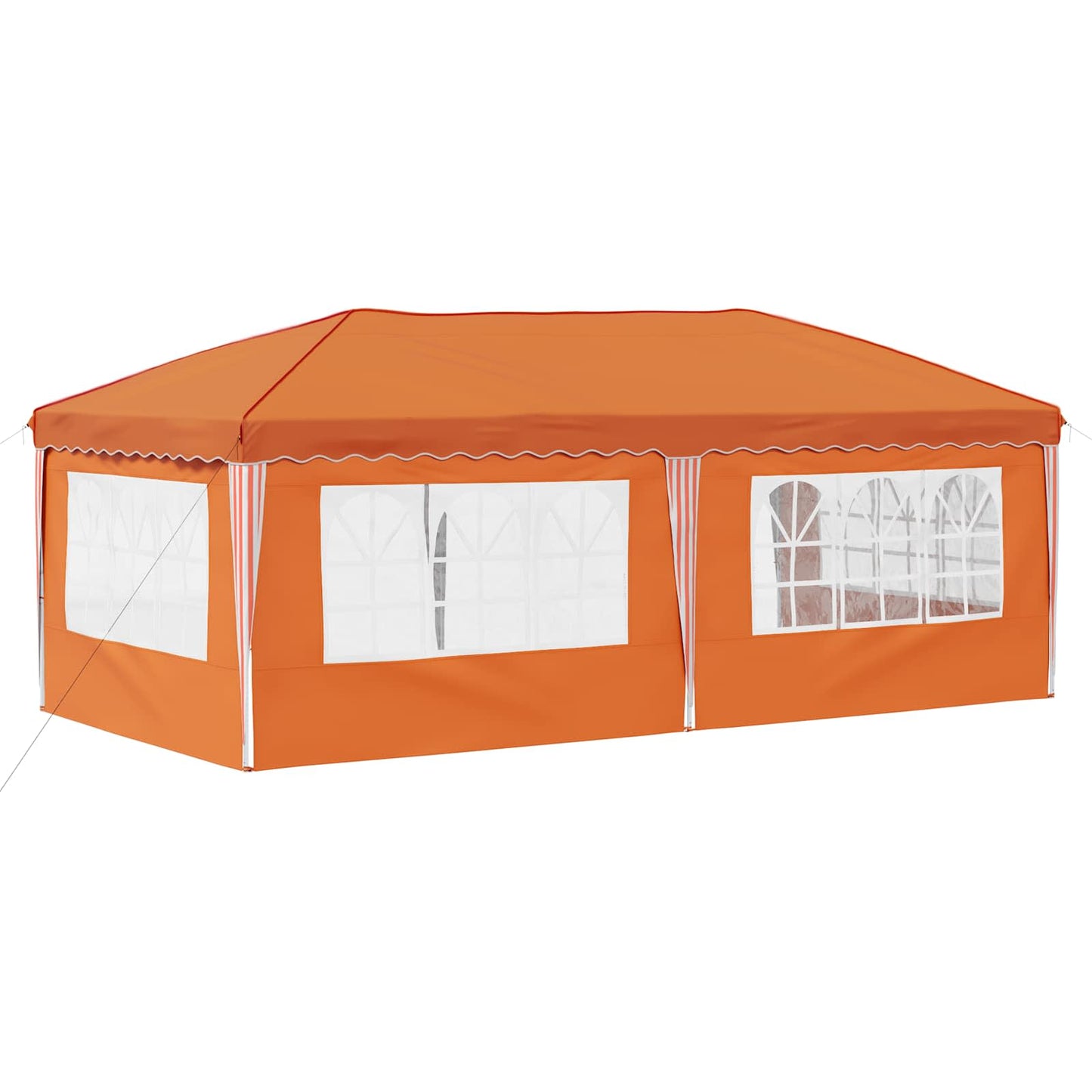 Pop-up Partyzelt 575 x 289 x 245 cm Orange