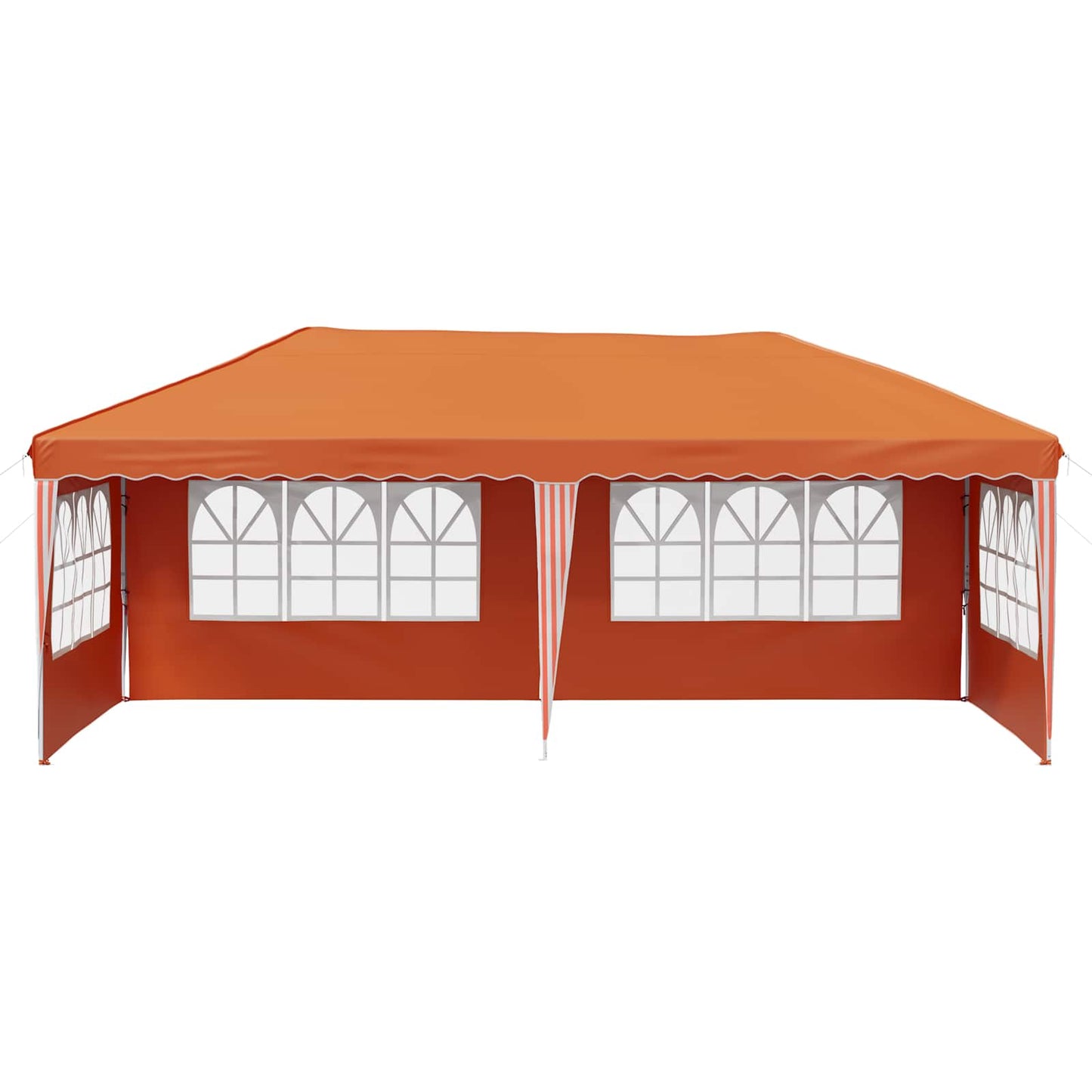 Pop-up Partyzelt 575 x 289 x 245 cm Orange