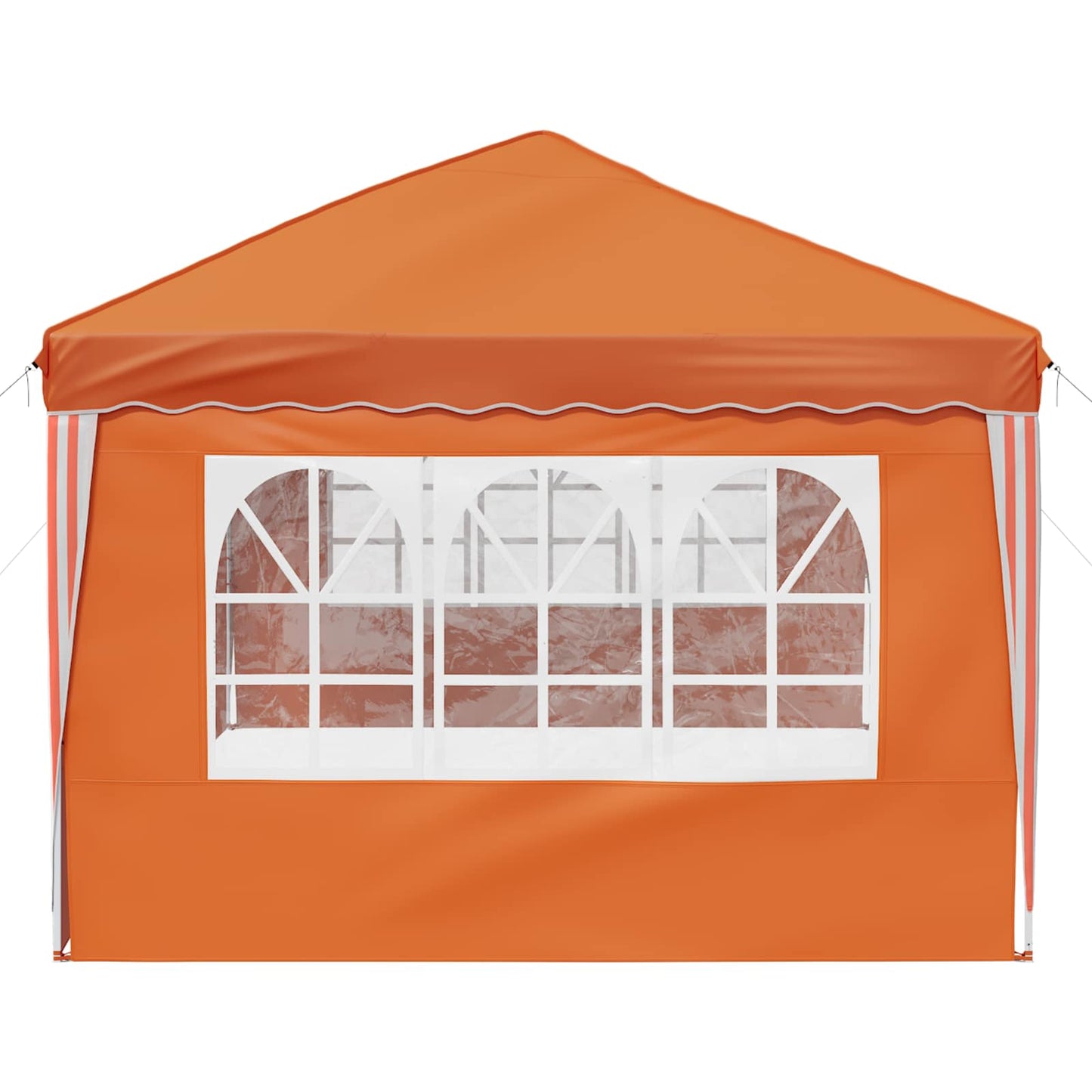 Pop-up Partyzelt 575 x 289 x 245 cm Orange