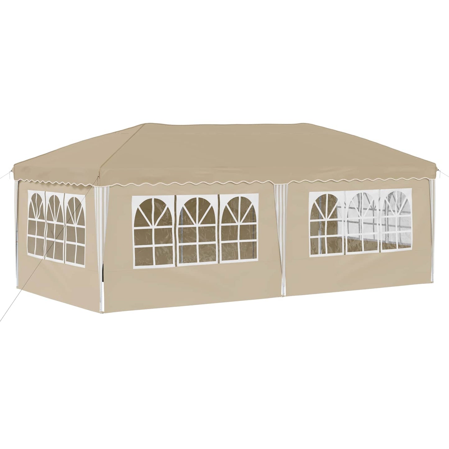 Pop-up Partyzelt 575 x 288 x 245 cm Creme