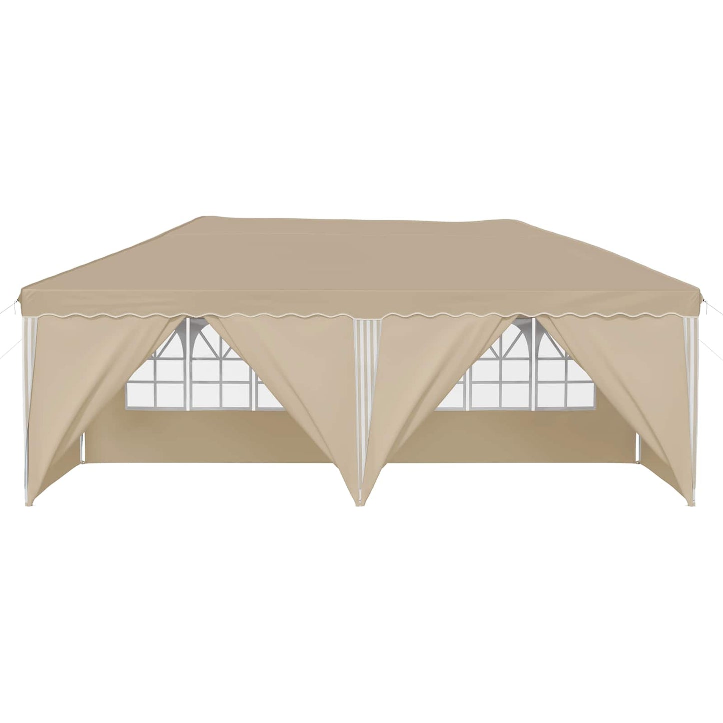 Pop-up Partyzelt 575 x 288 x 245 cm Creme