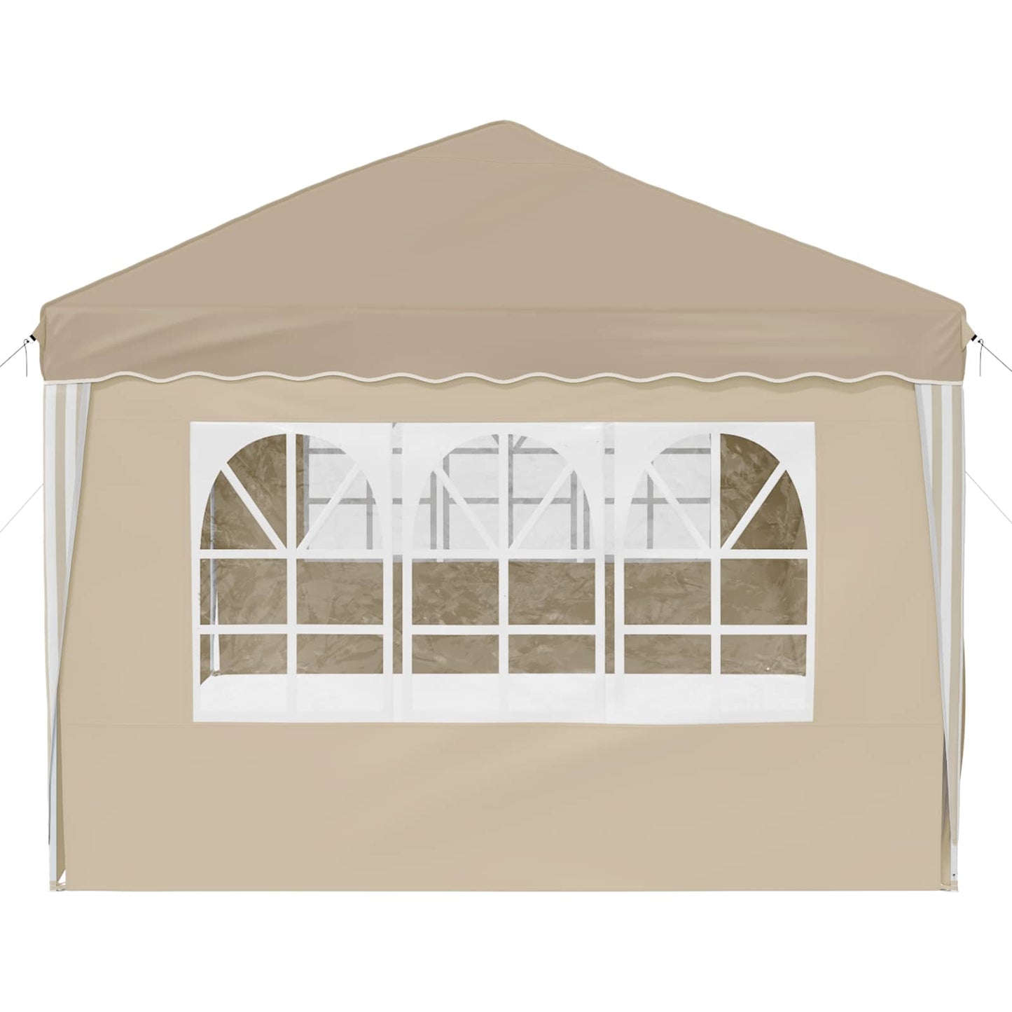 Pop-up Partyzelt 575 x 288 x 245 cm Creme