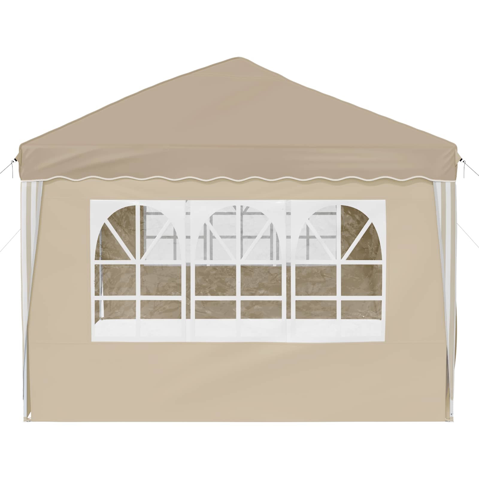 Pop-up Partyzelt 575 x 288 x 245 cm Creme