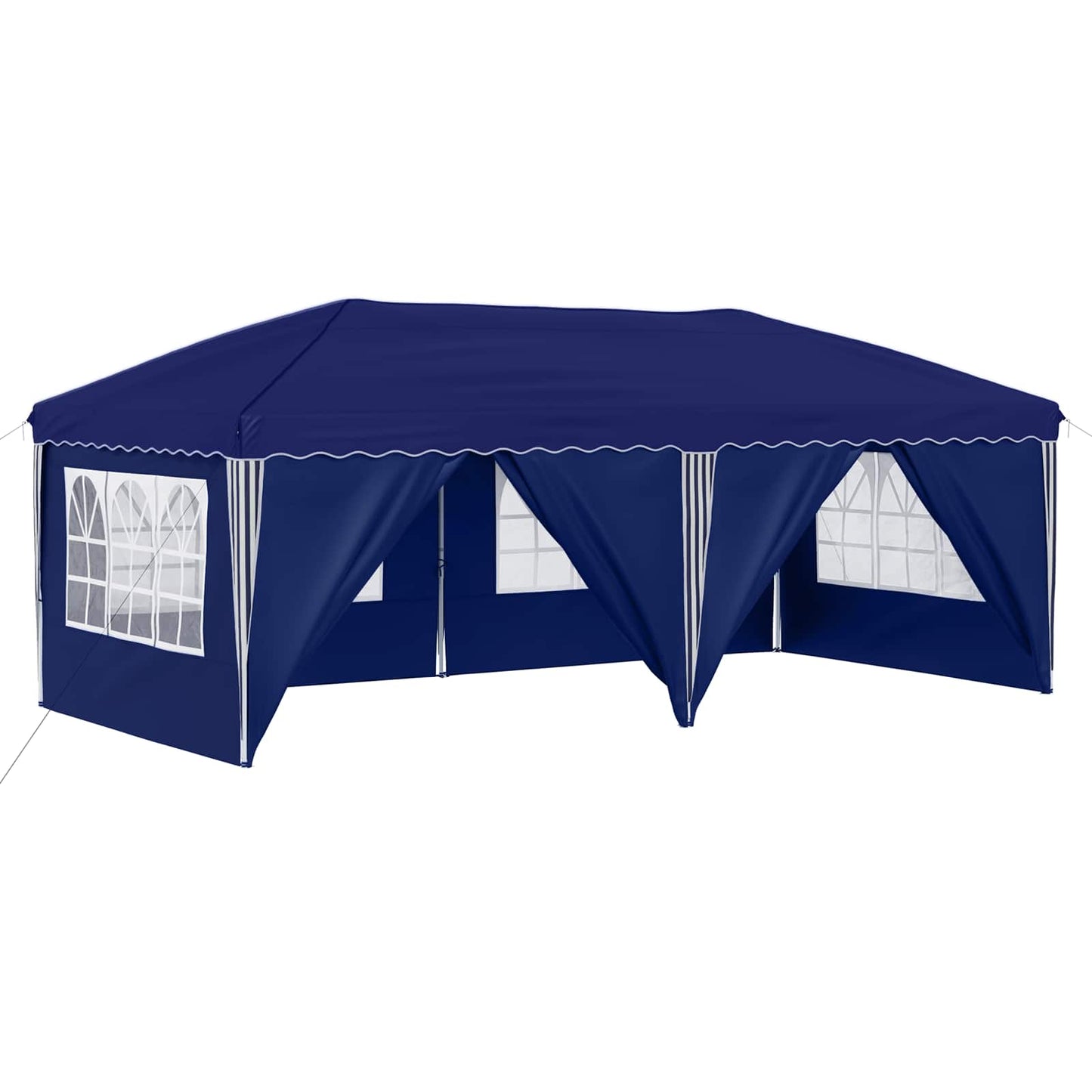 Pop-up Partyzelt 575 x 288 x 245 cm Blau