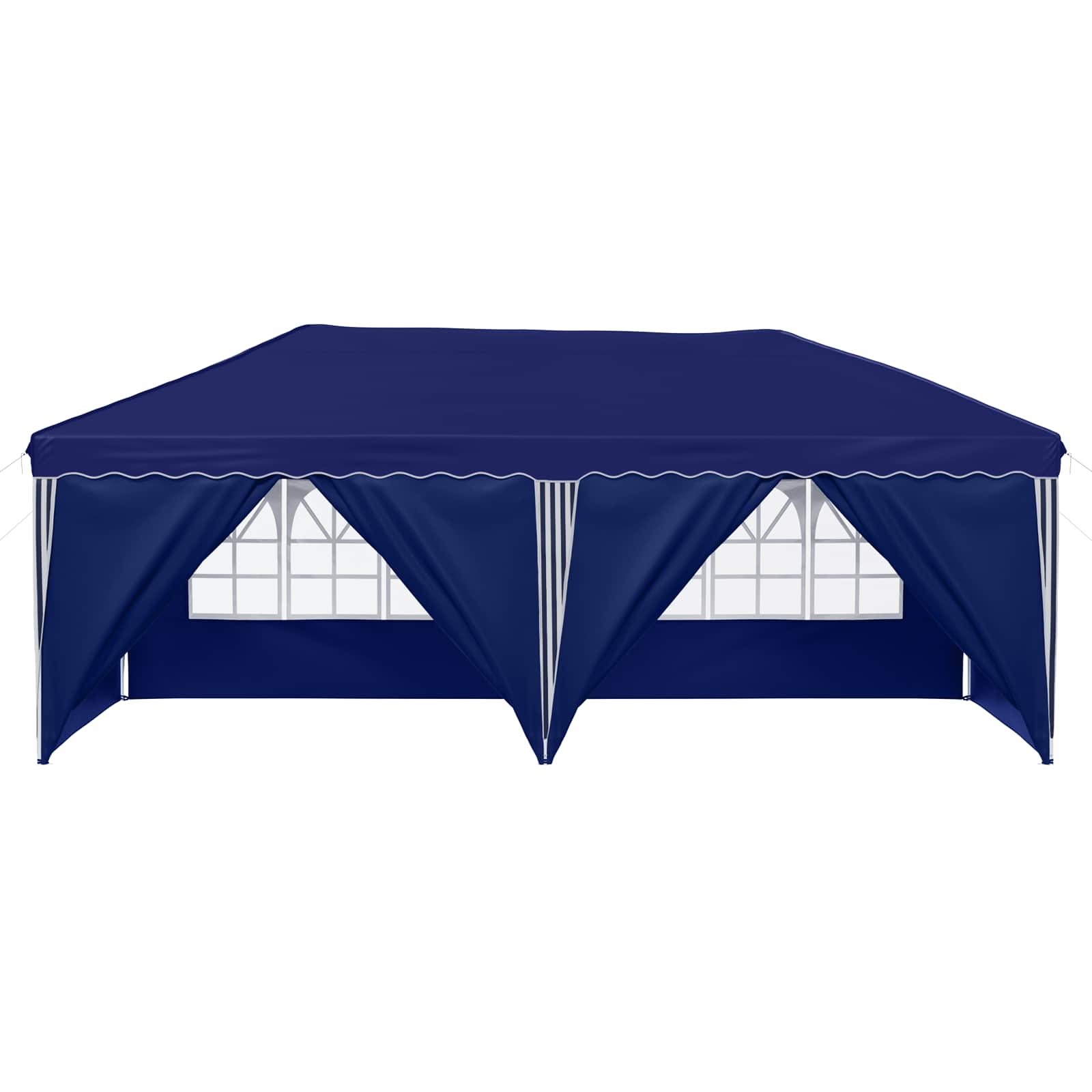Pop-up Partyzelt 575 x 288 x 245 cm Blau