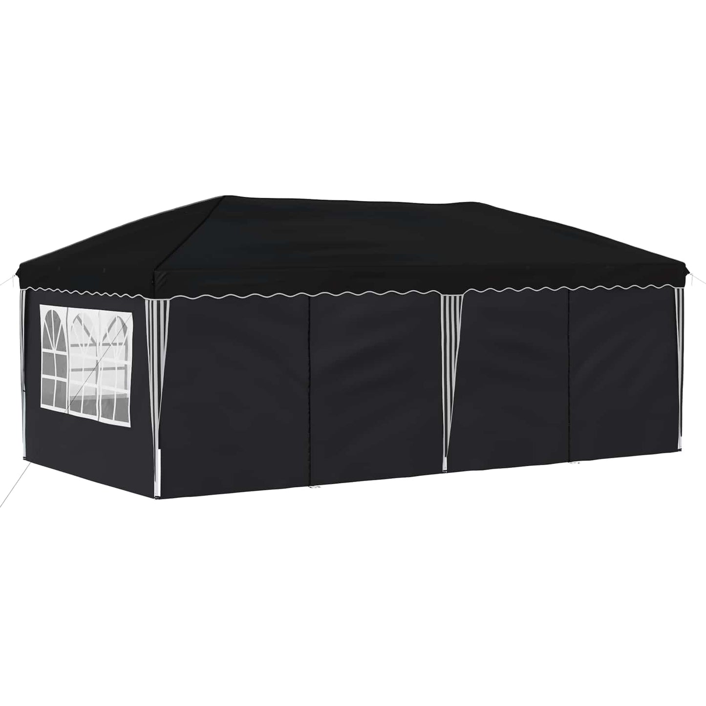 Pop-up Partyzelt 575 x 288 x 245 cm Antrazit