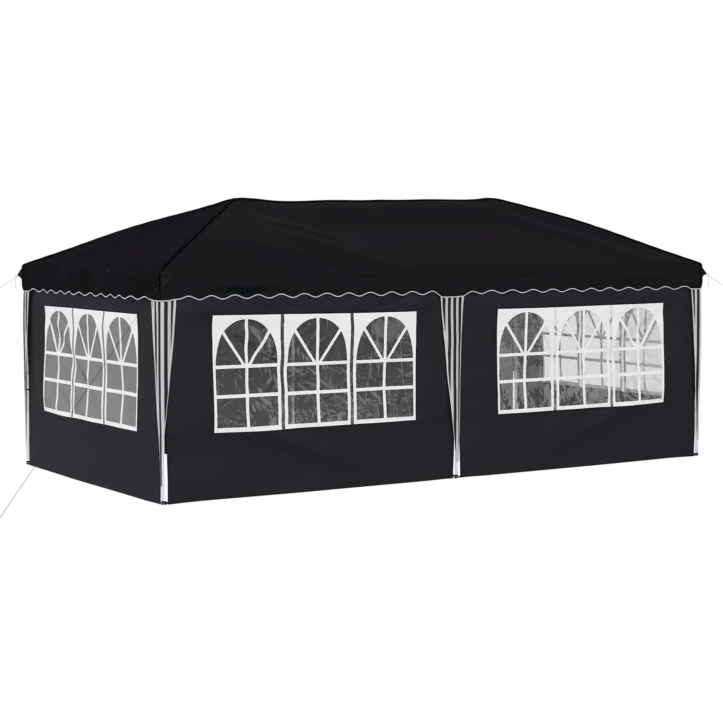 Pop-up Partyzelt 575 x 288 x 245 cm Antrazit