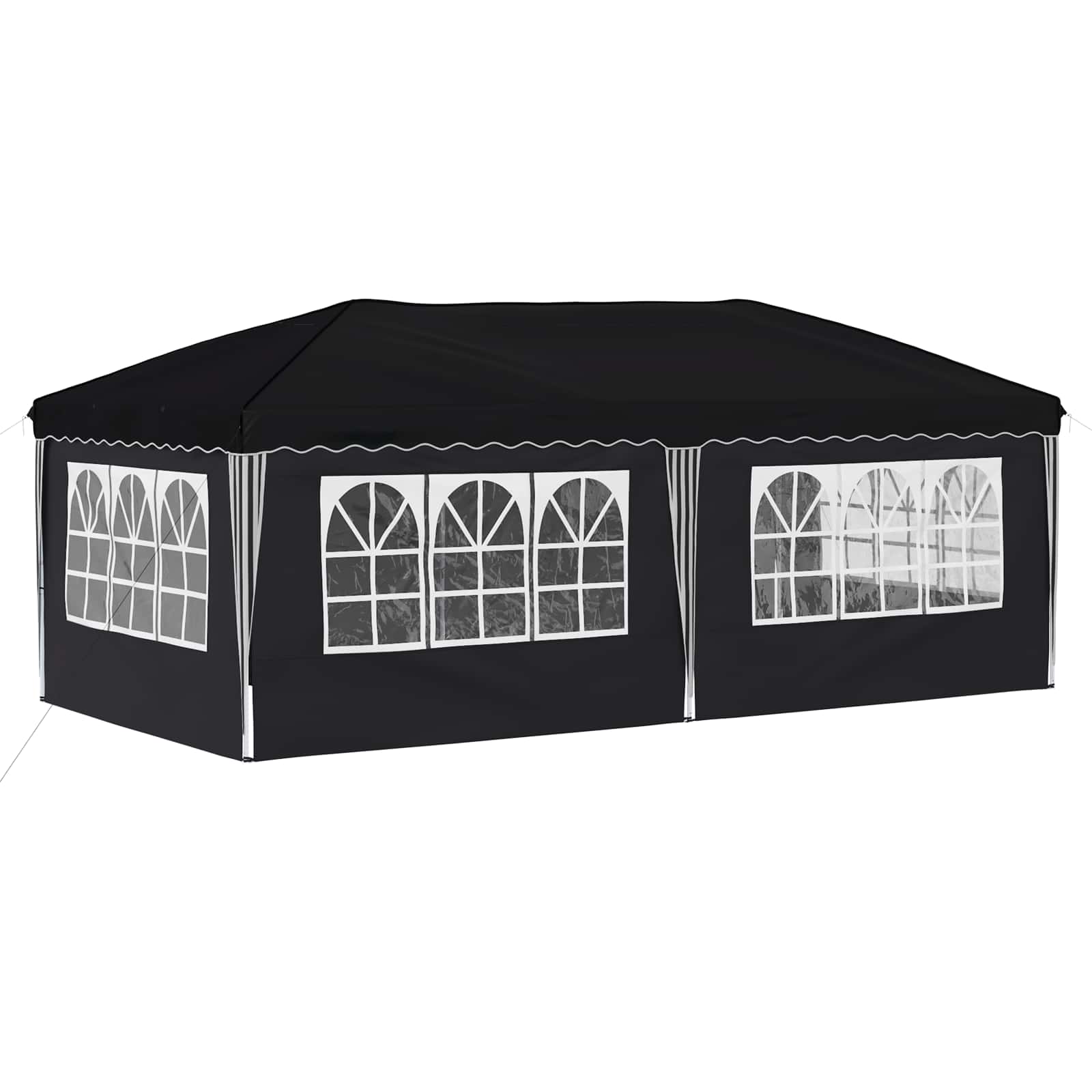 Pop-up Partyzelt 575 x 288 x 245 cm Antrazit