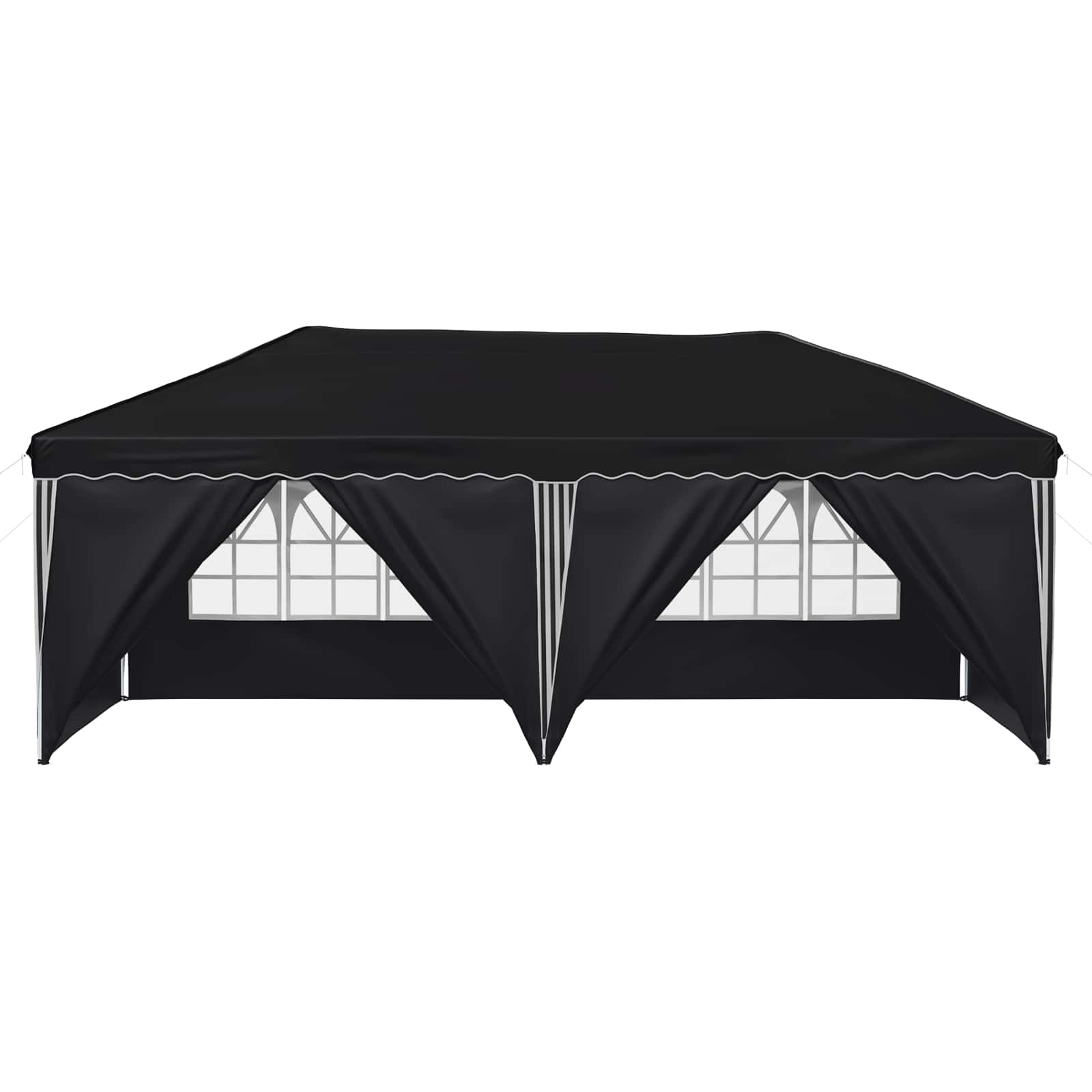 Pop-up Partyzelt 575 x 288 x 245 cm Antrazit