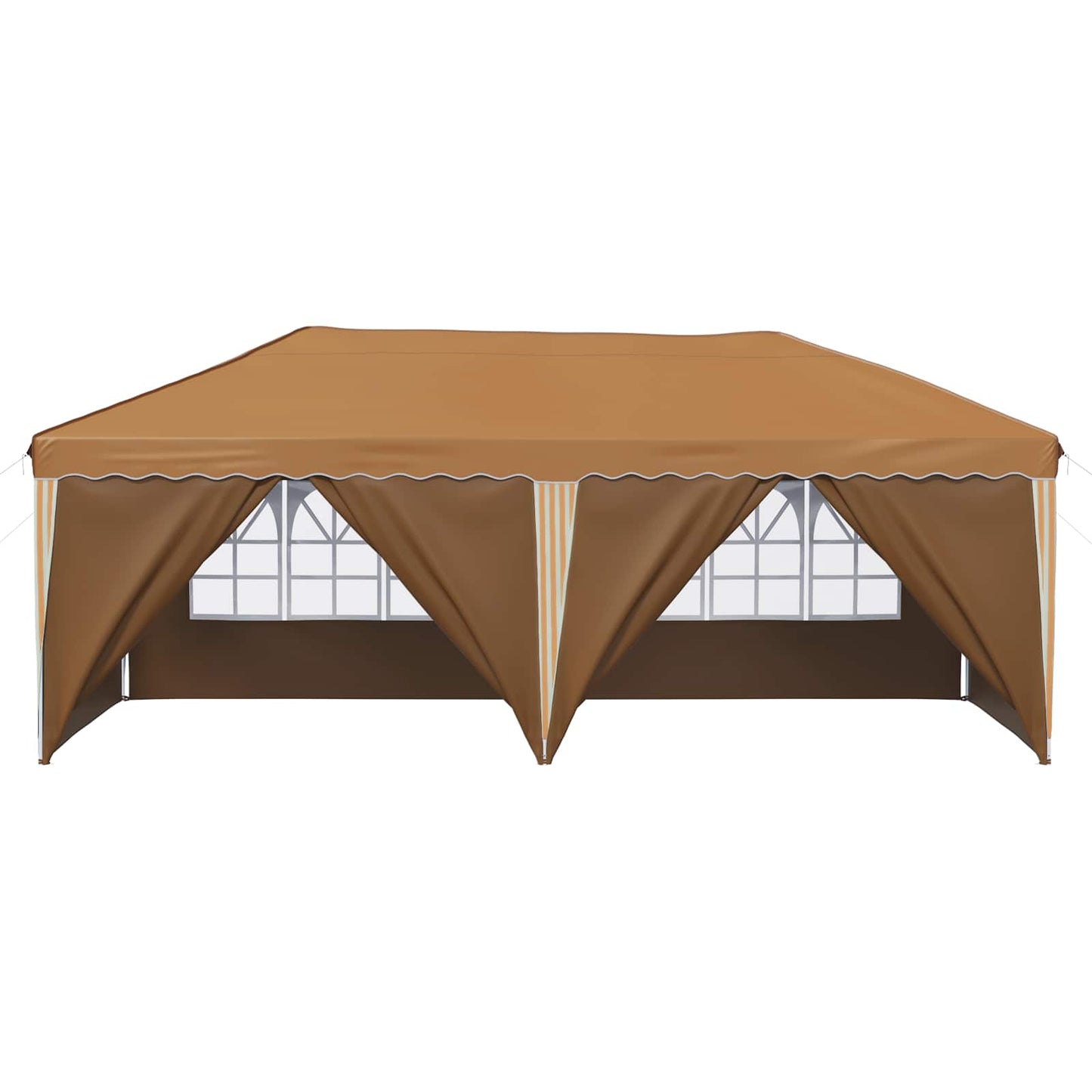 Pop-up Partyzelt 575 x 288 x 245 cm Beige