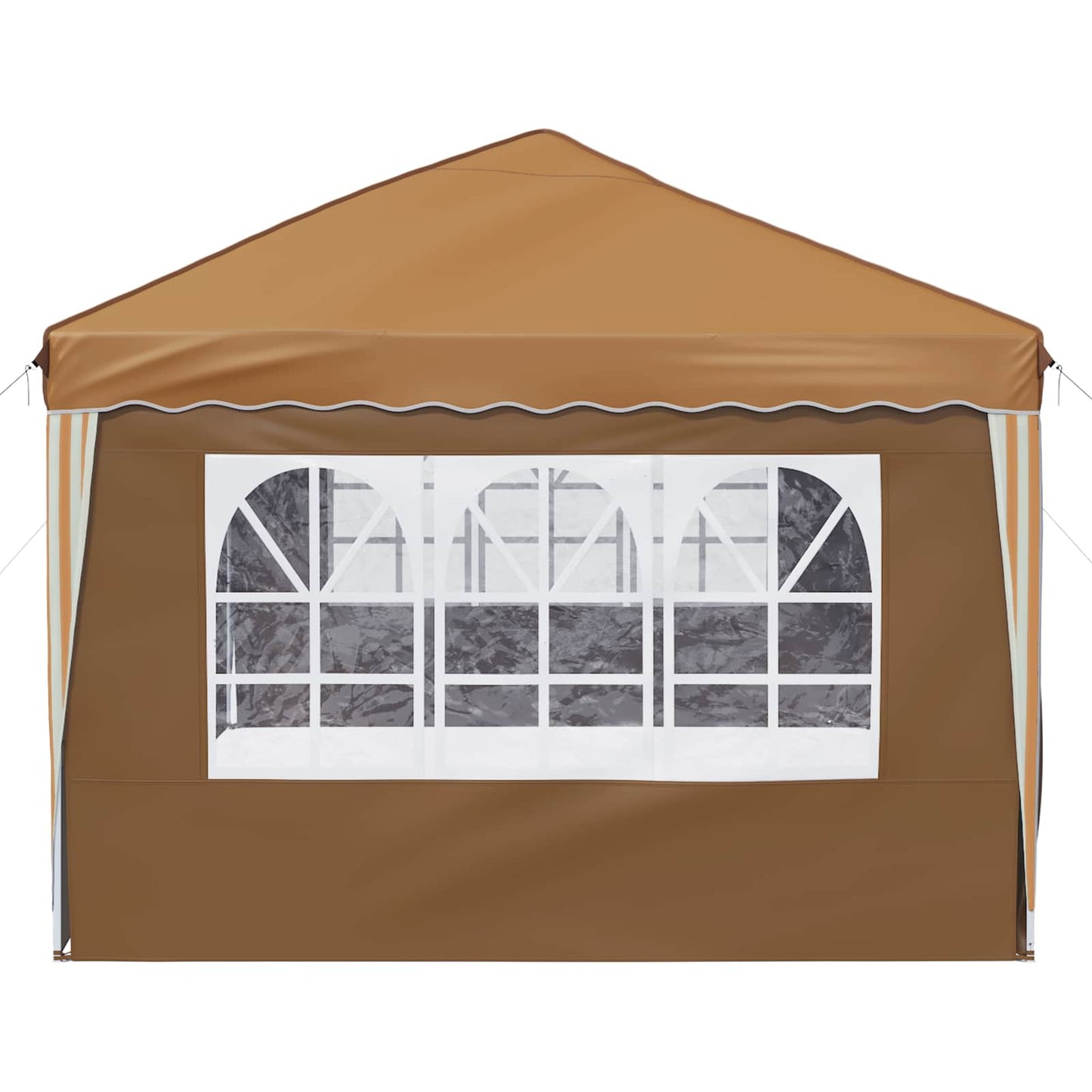 Pop-up Partyzelt 575 x 288 x 245 cm Beige