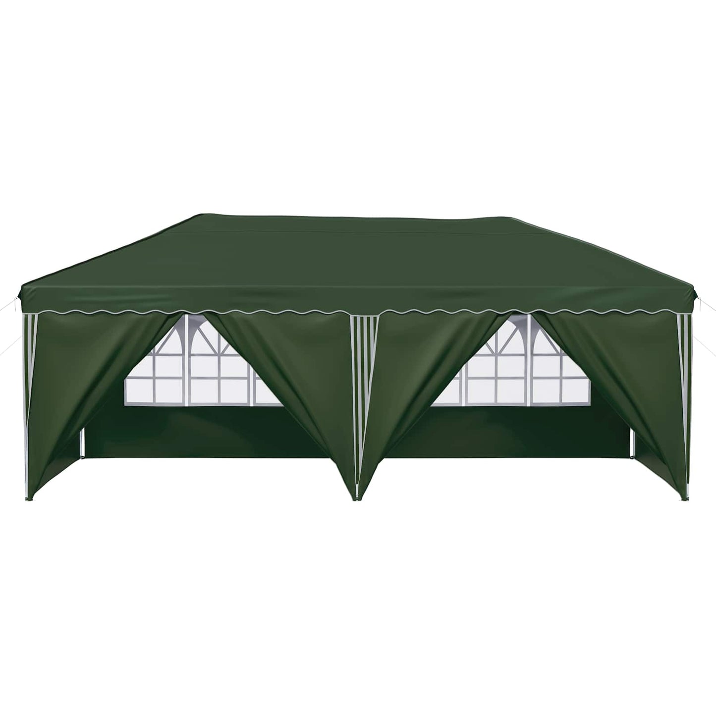 Pop-up Partyzelt 575 x 288 x 245 cm Grün