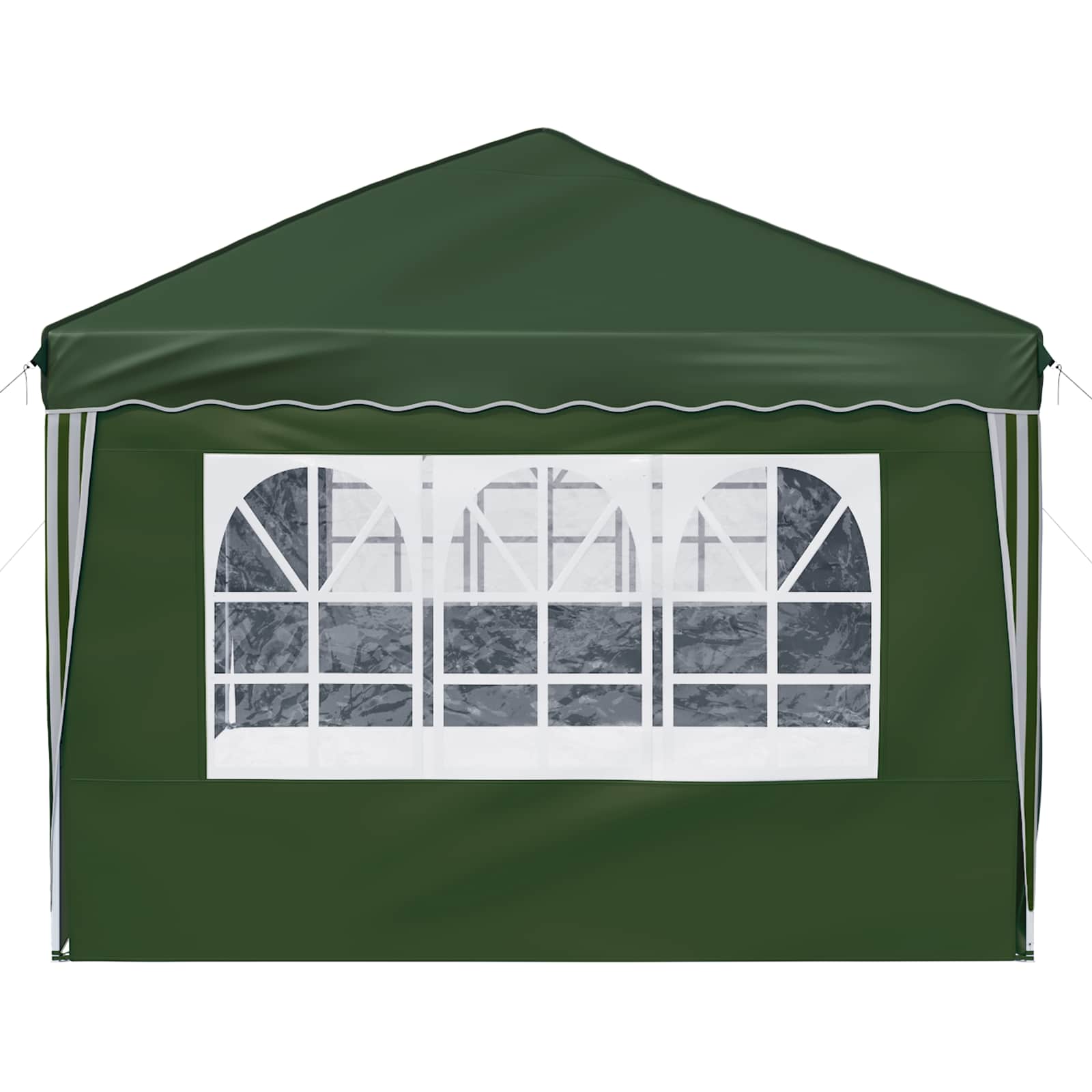 Pop-up Partyzelt 575 x 288 x 245 cm Grün