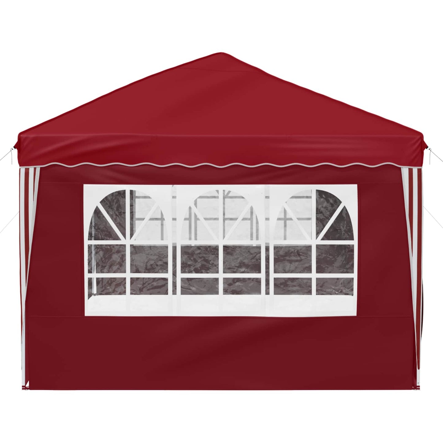Pop-up Partyzelt 575 x 288 x 245 cm Bordeauxrot