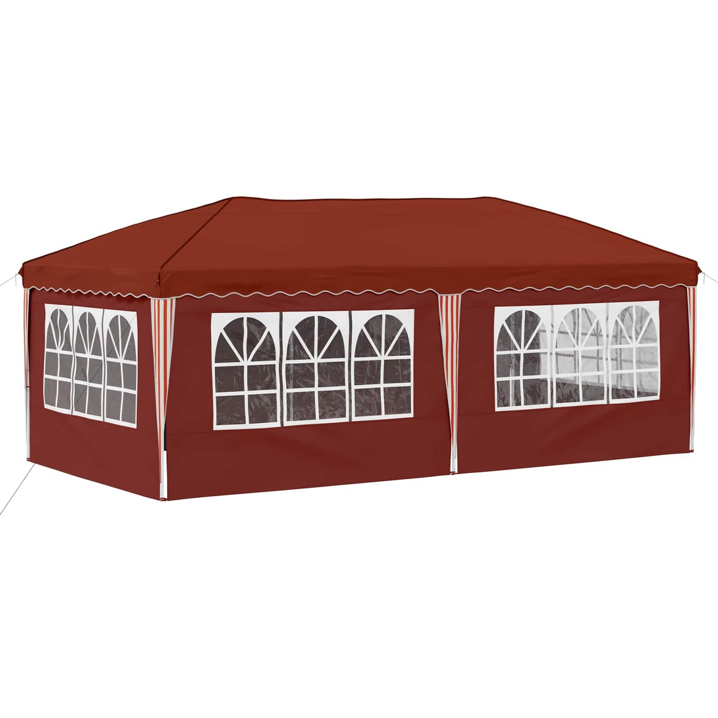Pop-up Partyzelt 575 x 288 x 245 cm Terrakotta
