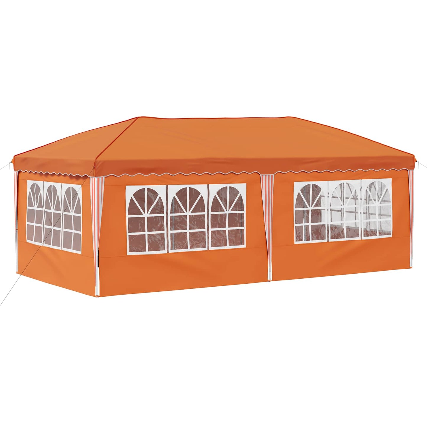 Pop-up Partyzelt 575 x 288 x 245 cm Orange