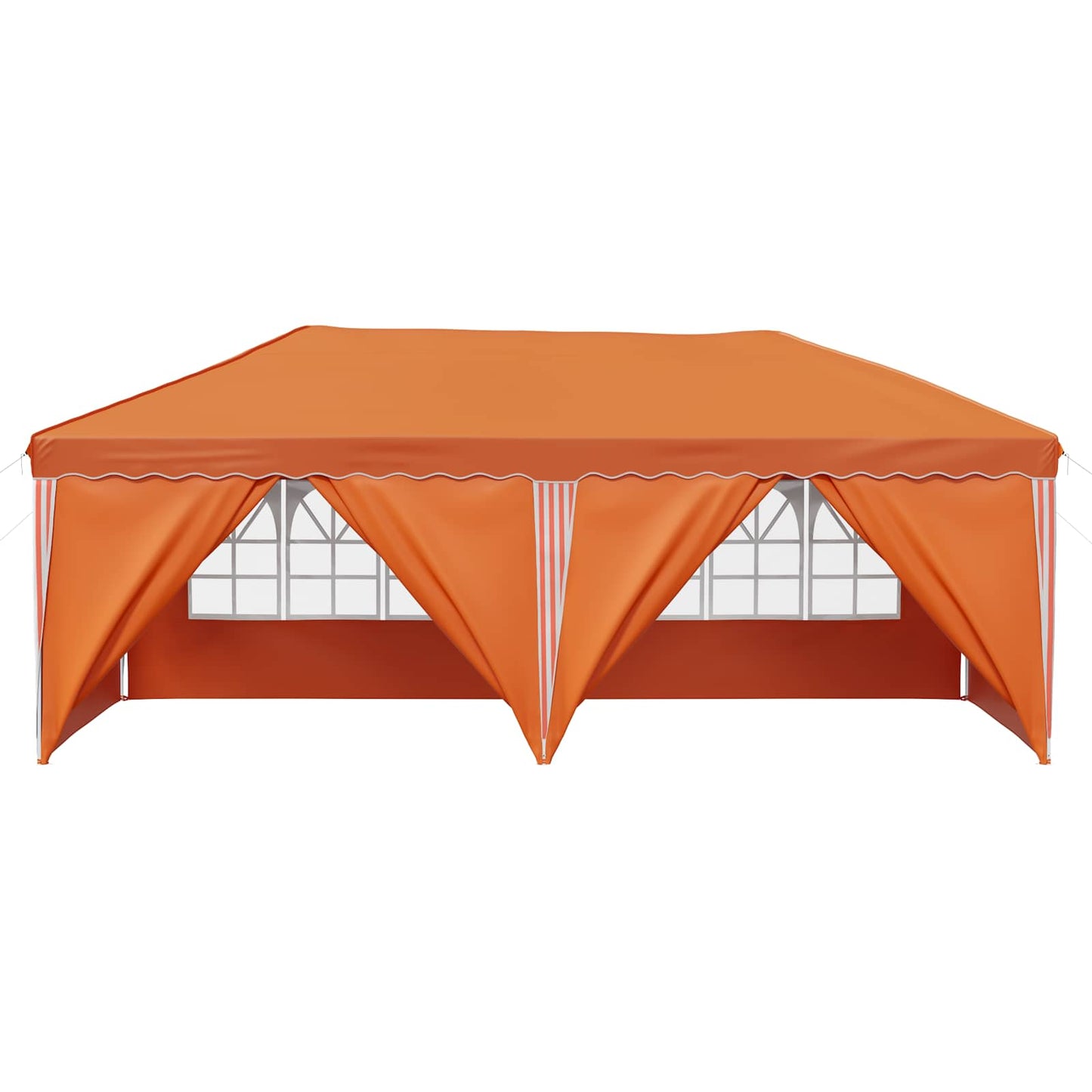 Pop-up Partyzelt 575 x 288 x 245 cm Orange