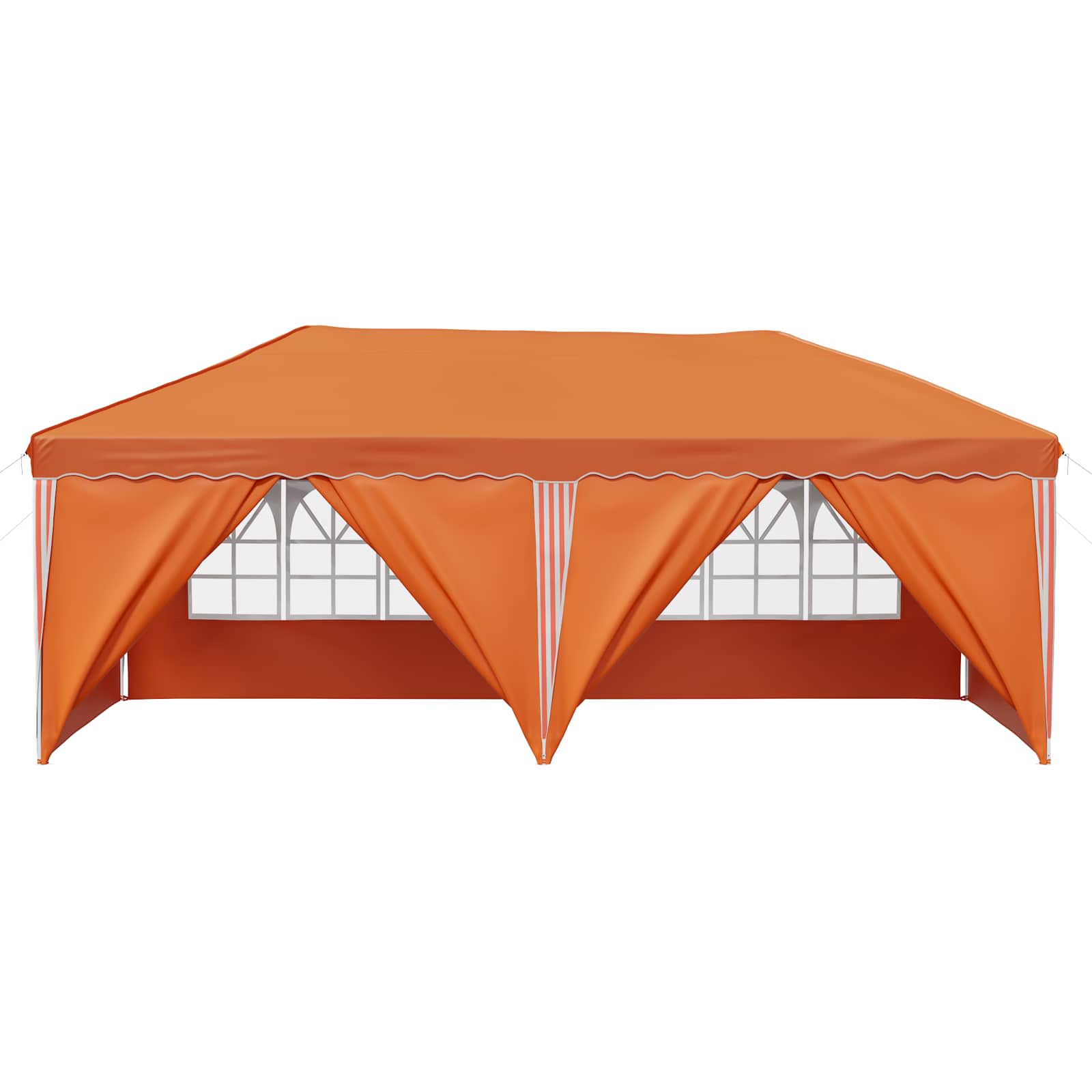 Pop-up Partyzelt 575 x 288 x 245 cm Orange