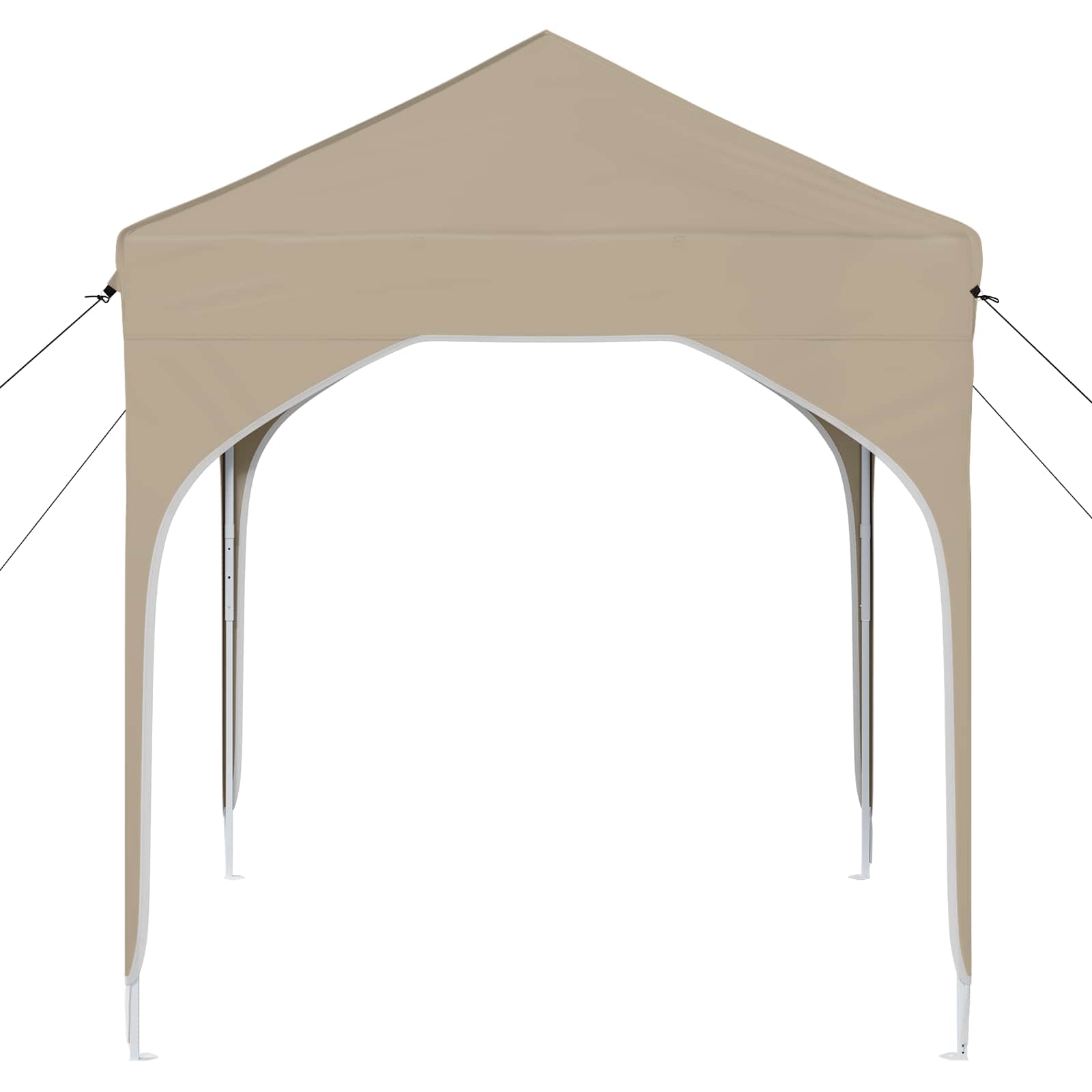 Pop-up Partyzelt 194 x 194 x 245 cm Creme