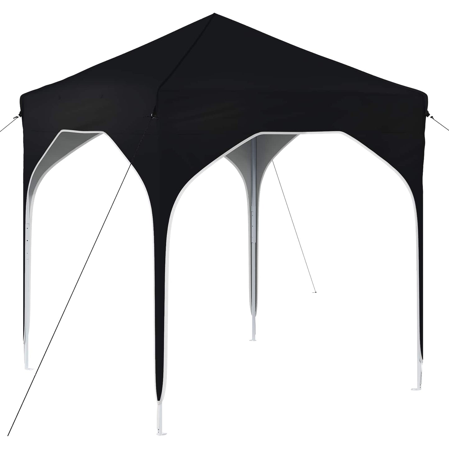 Pop-up Partyzelt 194 x 194 x 245 cm Antrazit