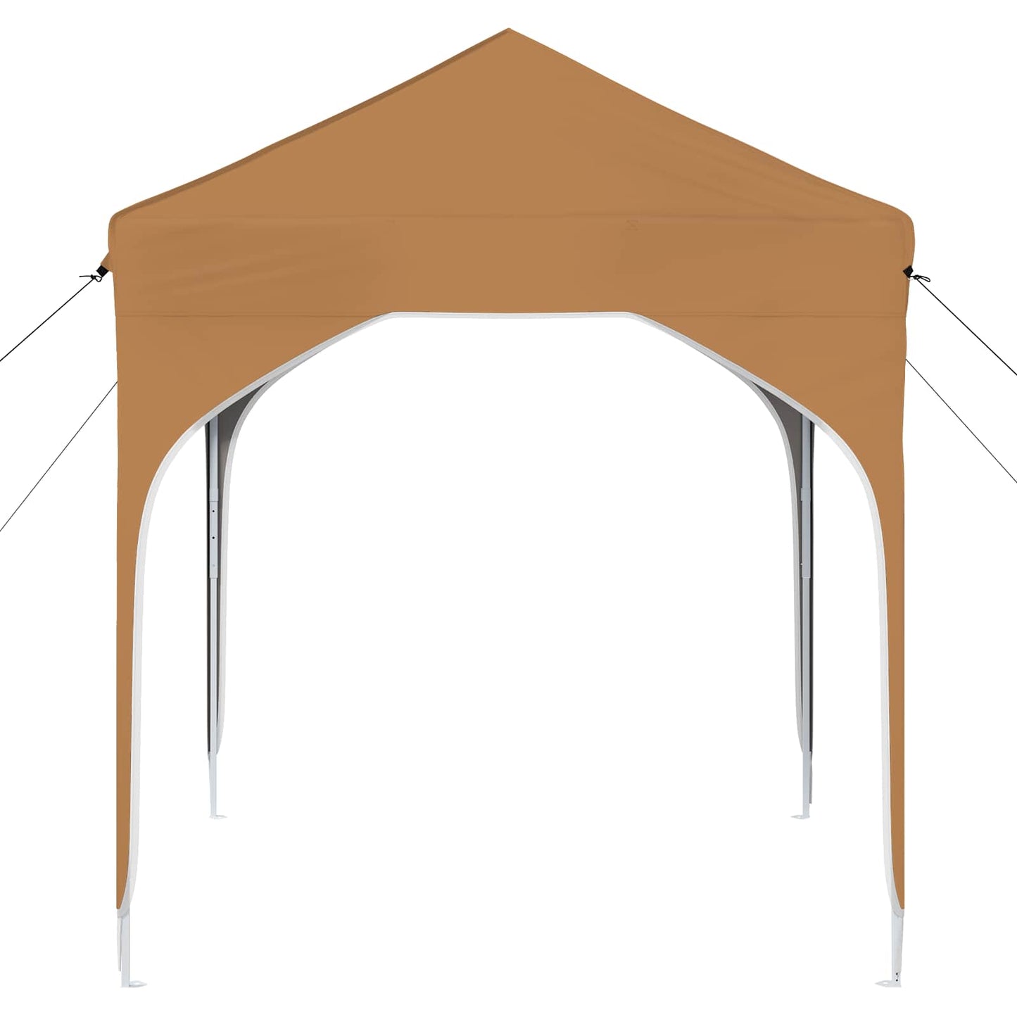 Pop-up Partyzelt 194 x 194 x 245 cm Beige