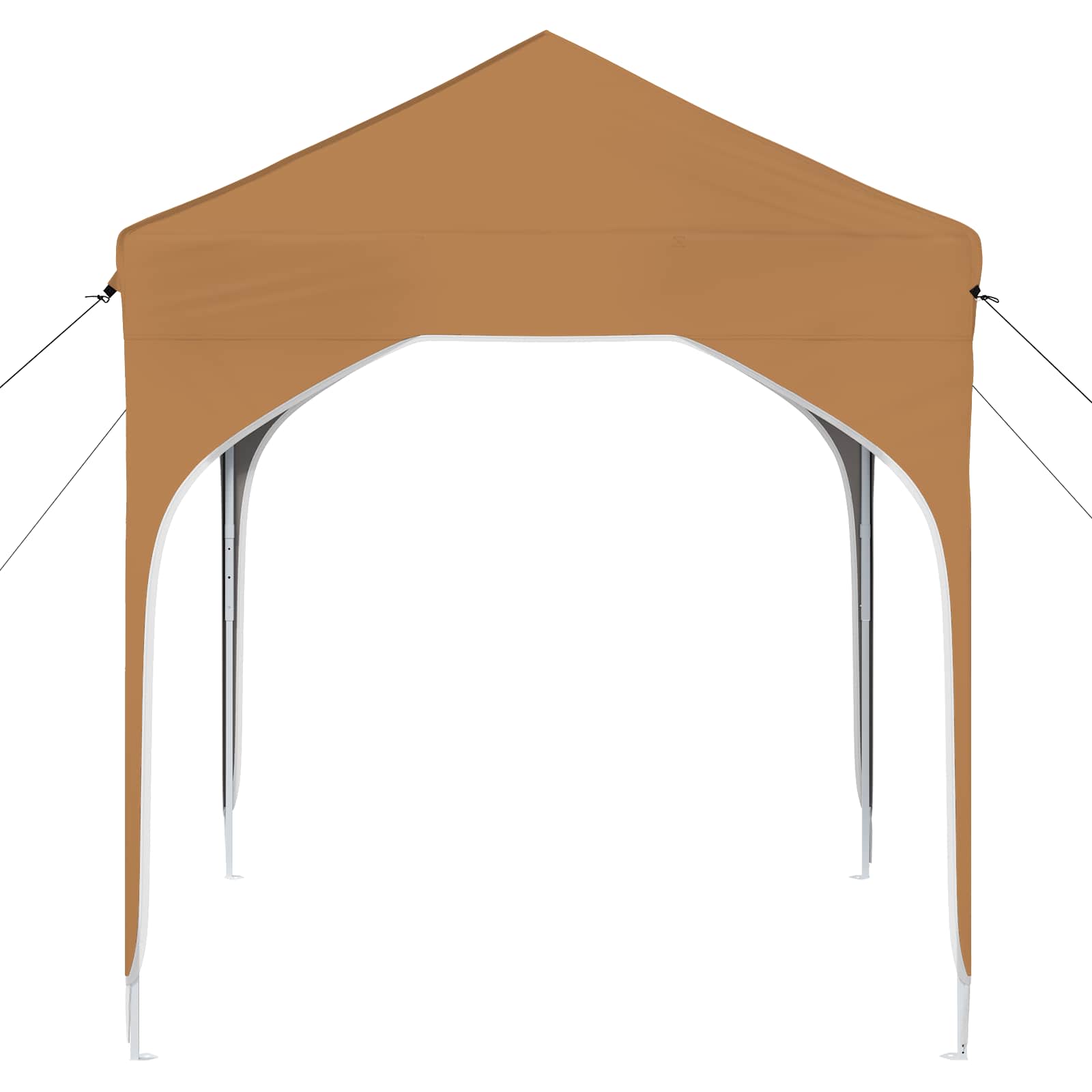 Pop-up Partyzelt 194 x 194 x 245 cm Beige