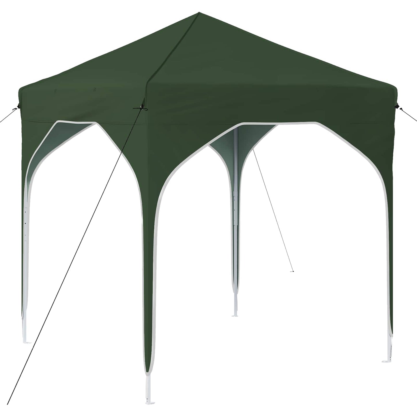 Pop-up Partyzelt 194 x 194 x 245 cm Grün