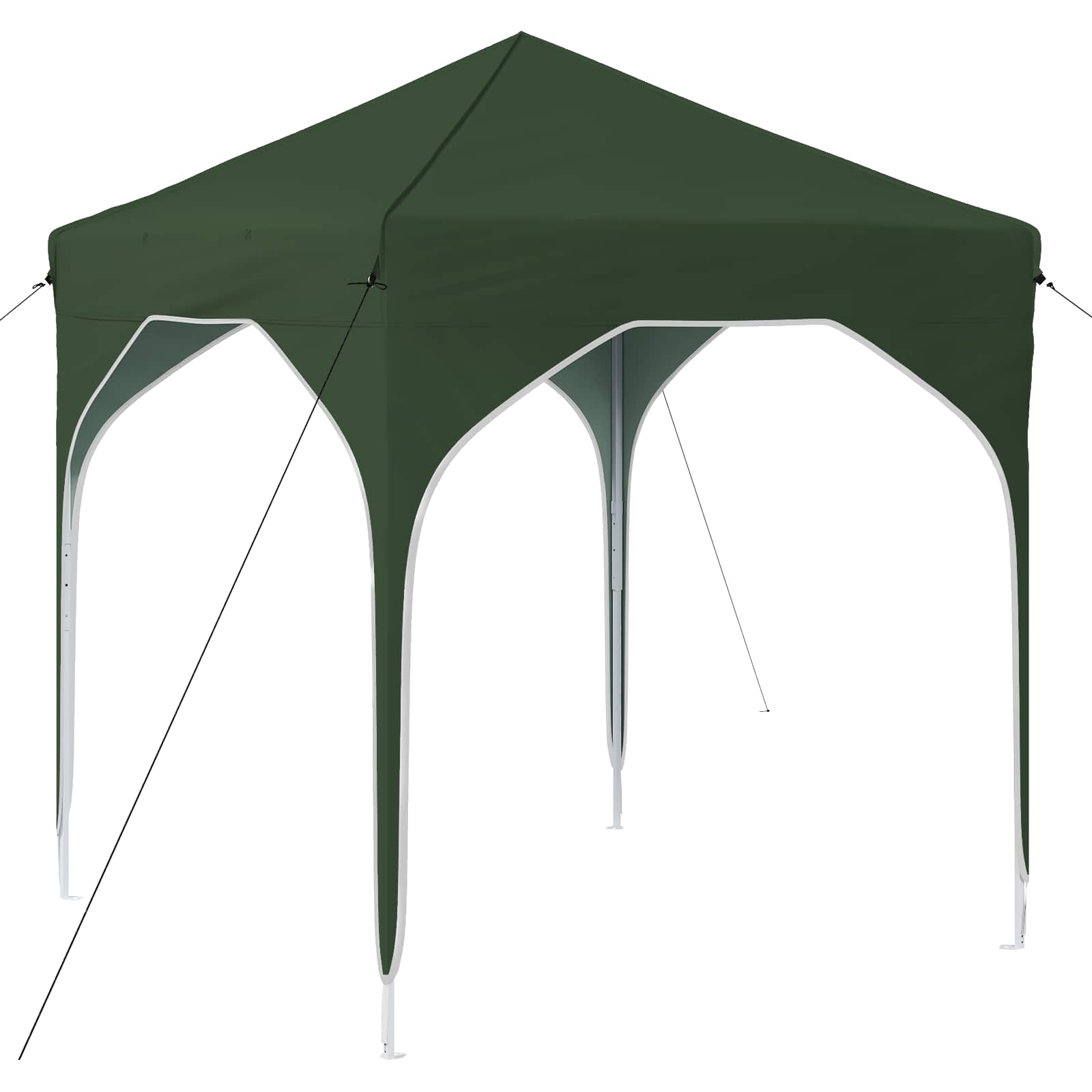 Pop-up Partyzelt 194 x 194 x 245 cm Grün