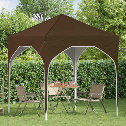 Pop-up Partyzelt 194 x 194 x 245 cm Taupe