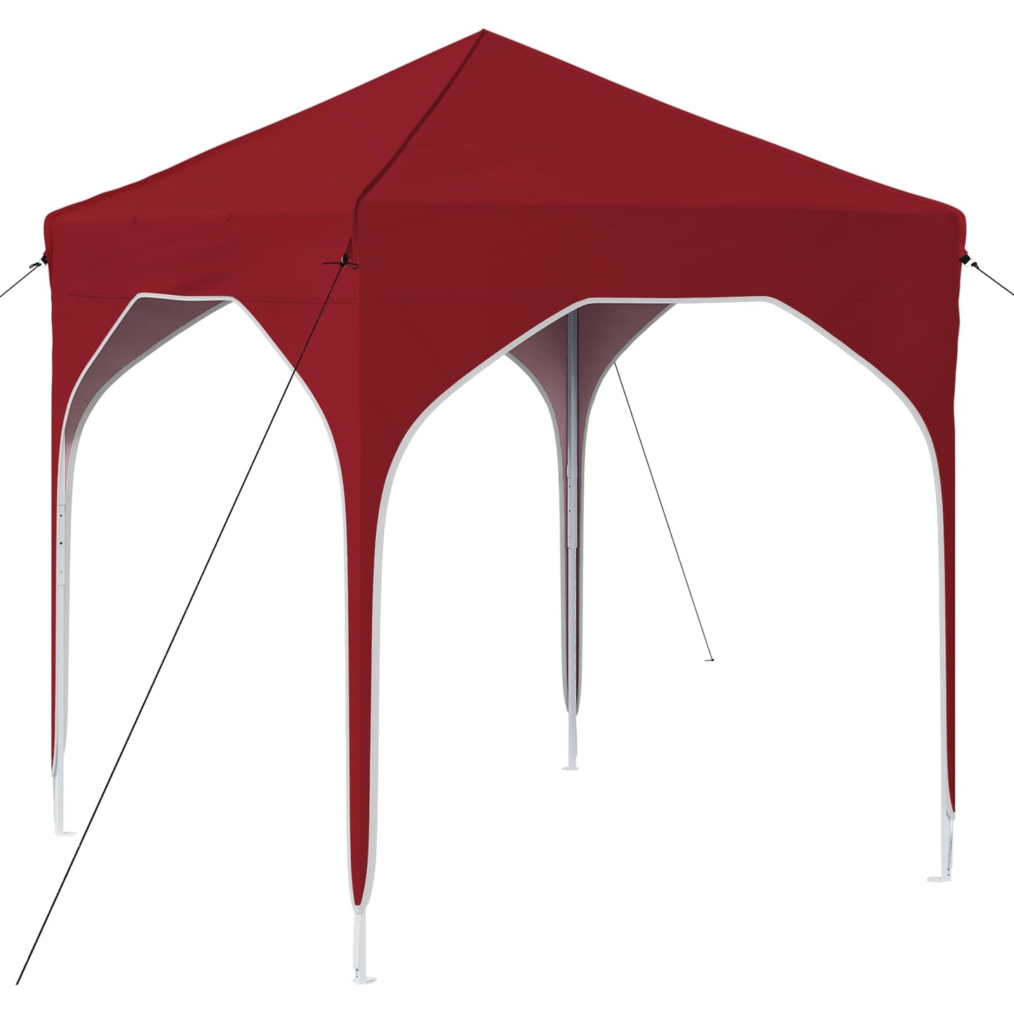 Pop-up Partyzelt 194 x 194 x 245 cm Bordeauxrot