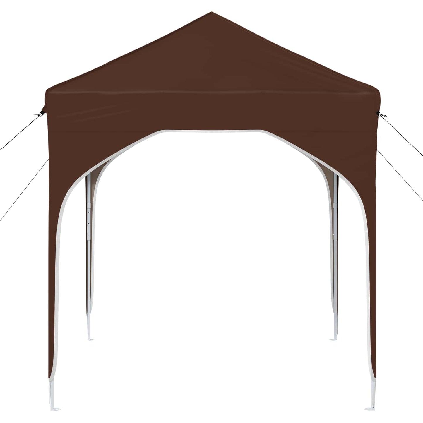 Pop-up Partyzelt 194 x 194 x 245 cm Braun