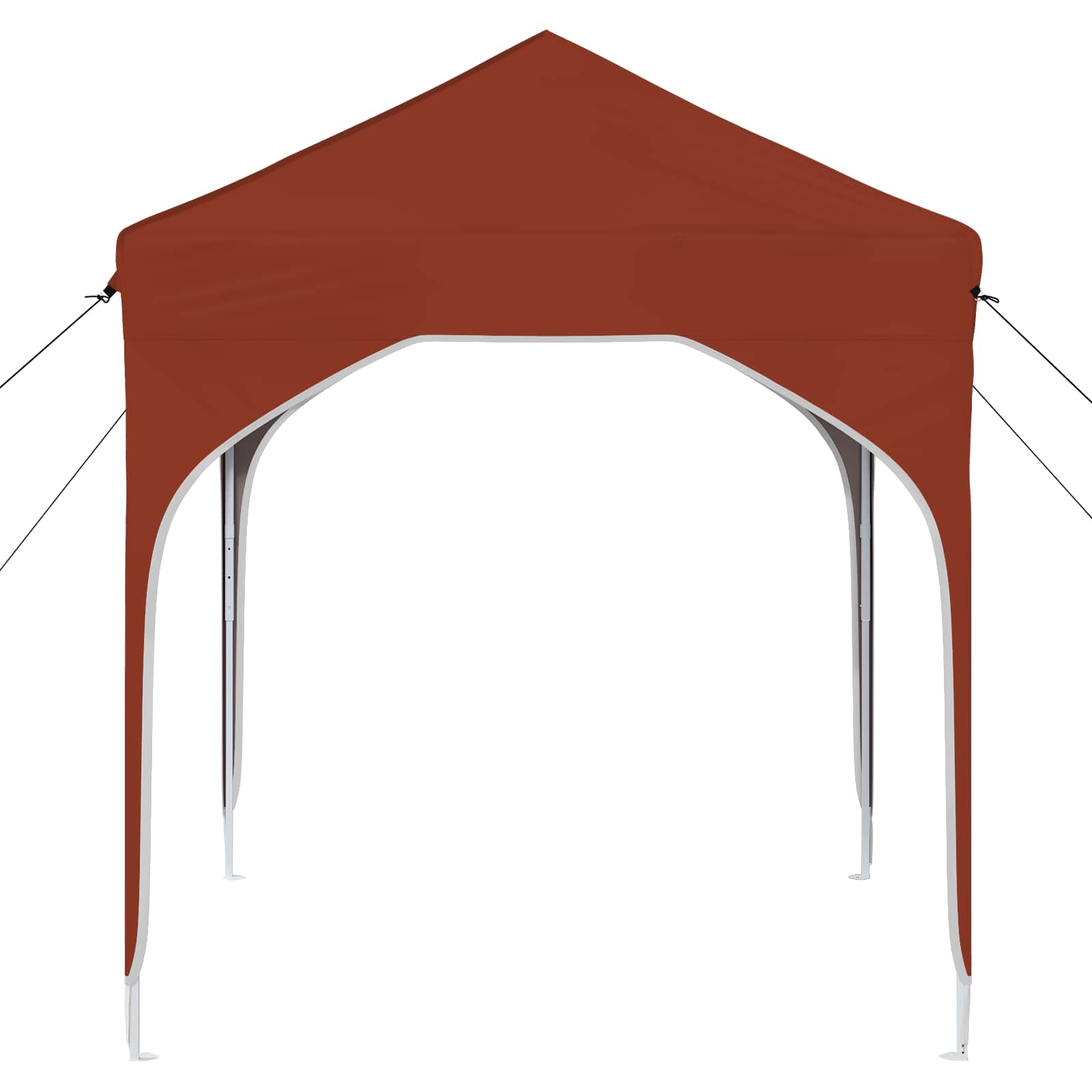 Pop-up Partyzelt 194 x 194 x 245 cm Terrakotta