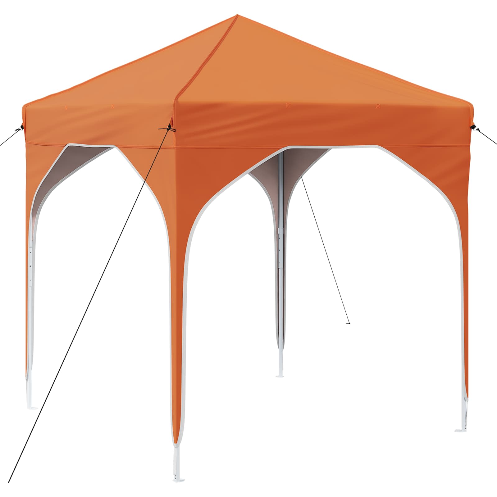 Pop-up Partyzelt 194 x 194 x 245 cm Orange