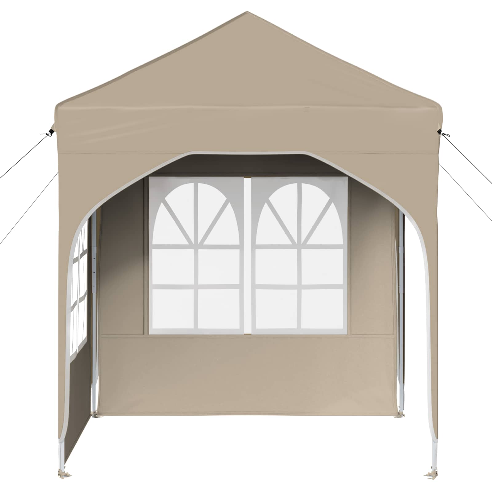 Pop-up Partyzelt 192 x 192 x 245 cm Creme