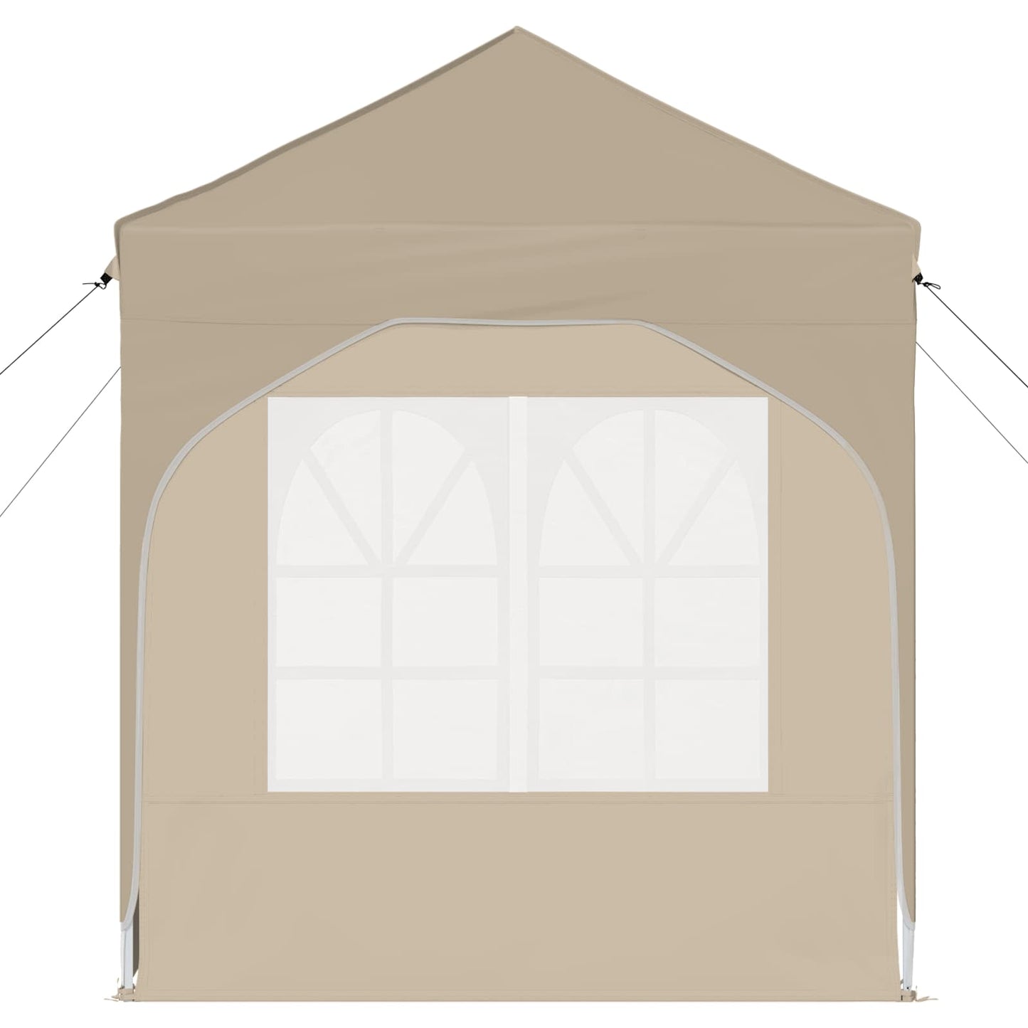 Pop-up Partyzelt 192 x 192 x 245 cm Creme