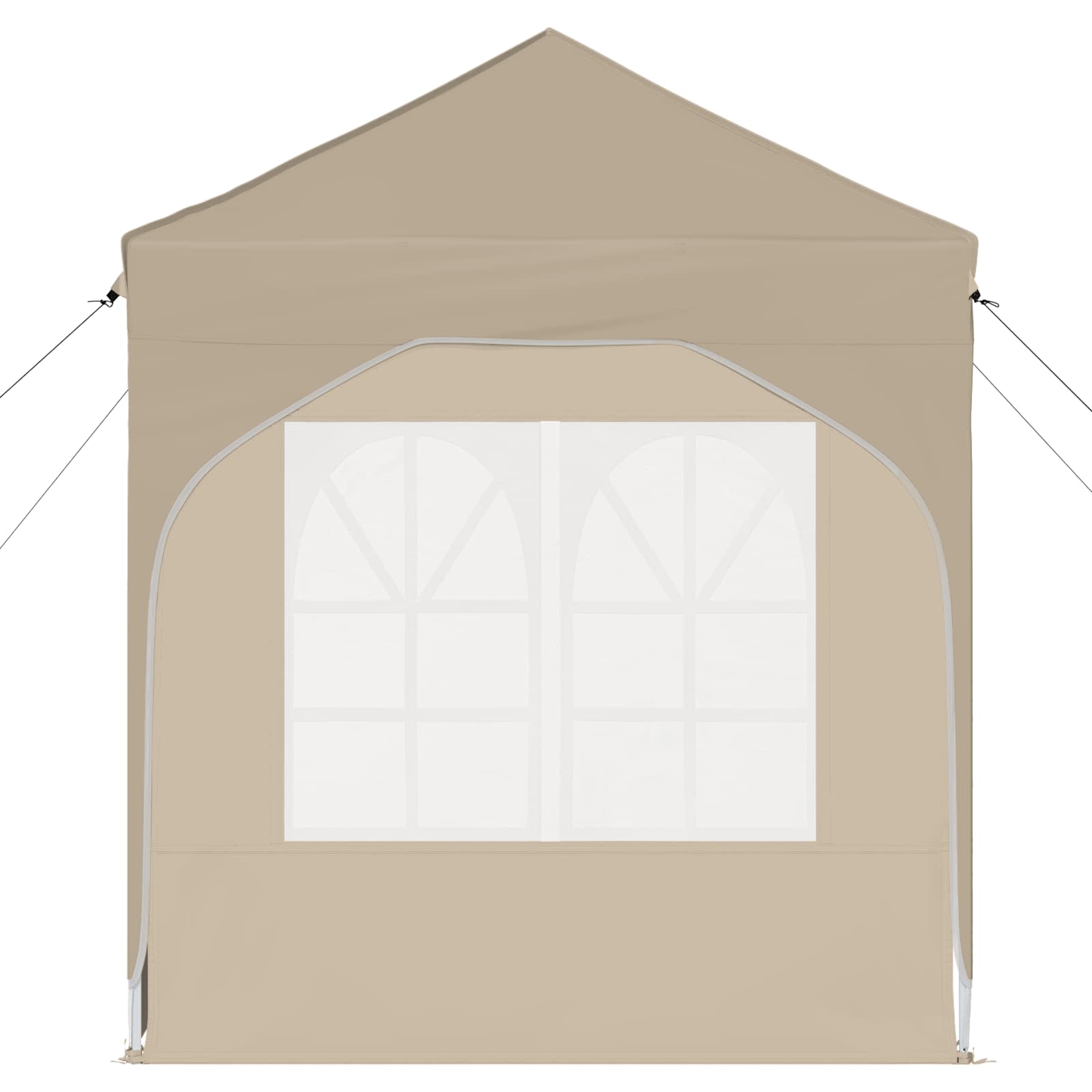 Pop-up Partyzelt 192 x 192 x 245 cm Creme