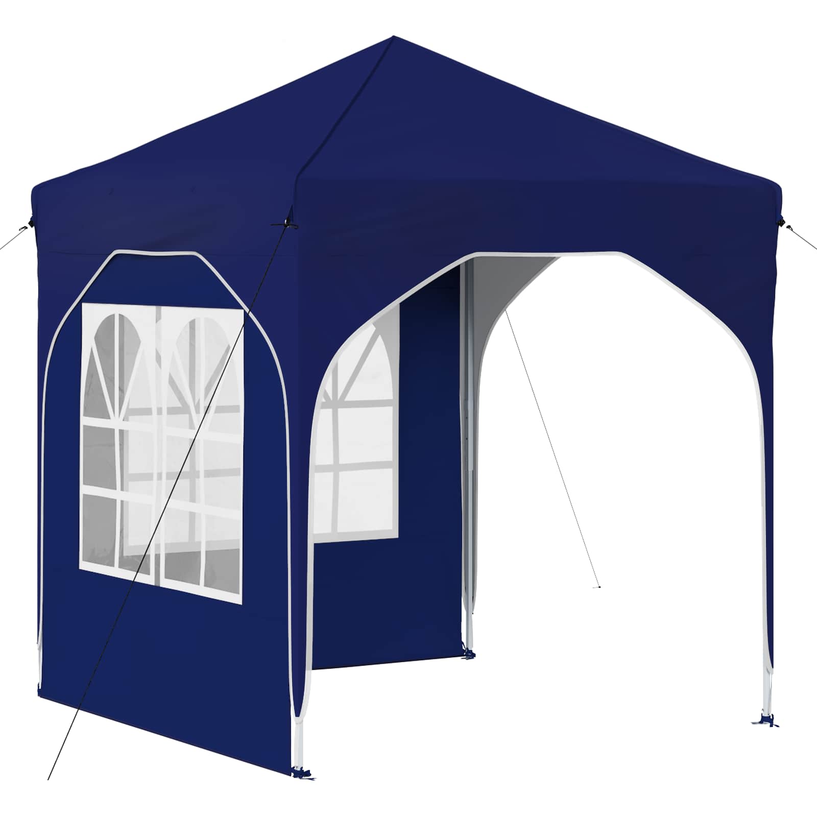 Pop-up Partyzelt 192 x 192 x 245 cm Blau
