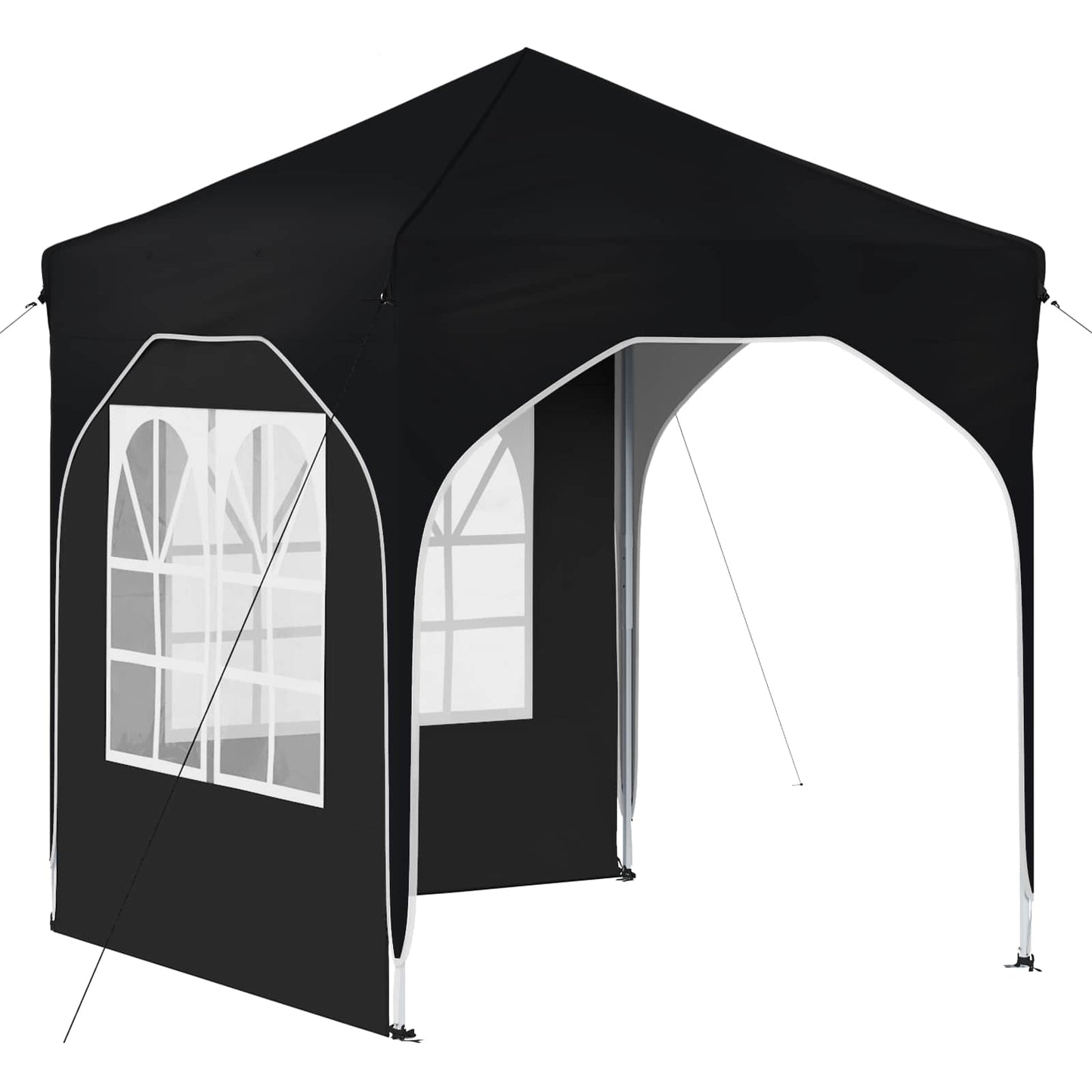 Pop-up Partyzelt 192 x 192 x 245 cm Antrazit