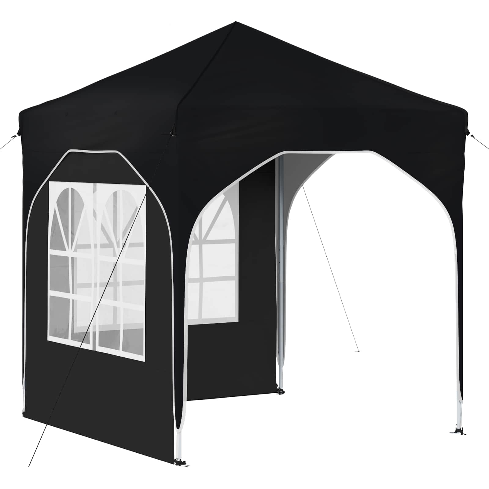 Pop-up Partyzelt 192 x 192 x 245 cm Antrazit