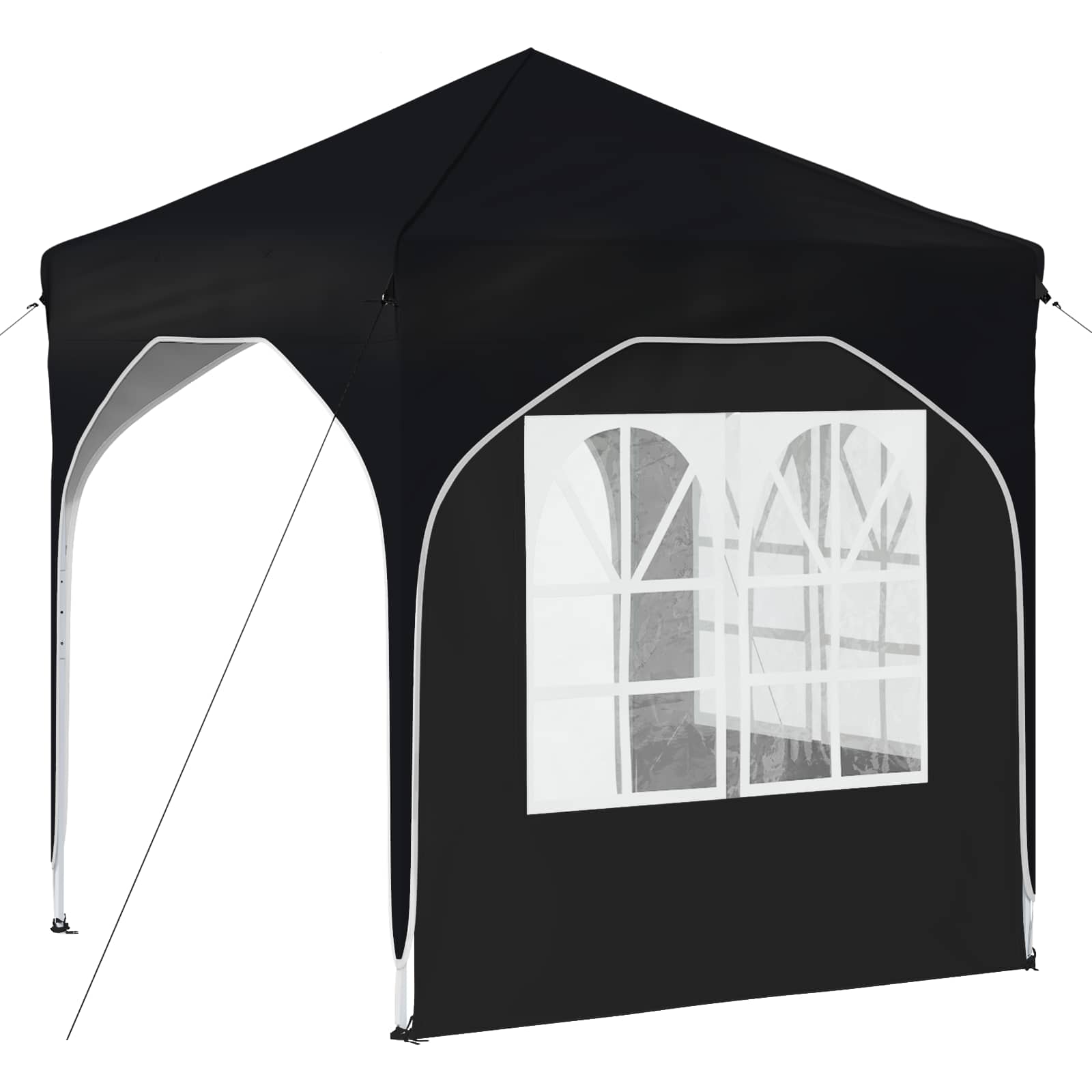 Pop-up Partyzelt 192 x 192 x 245 cm Antrazit