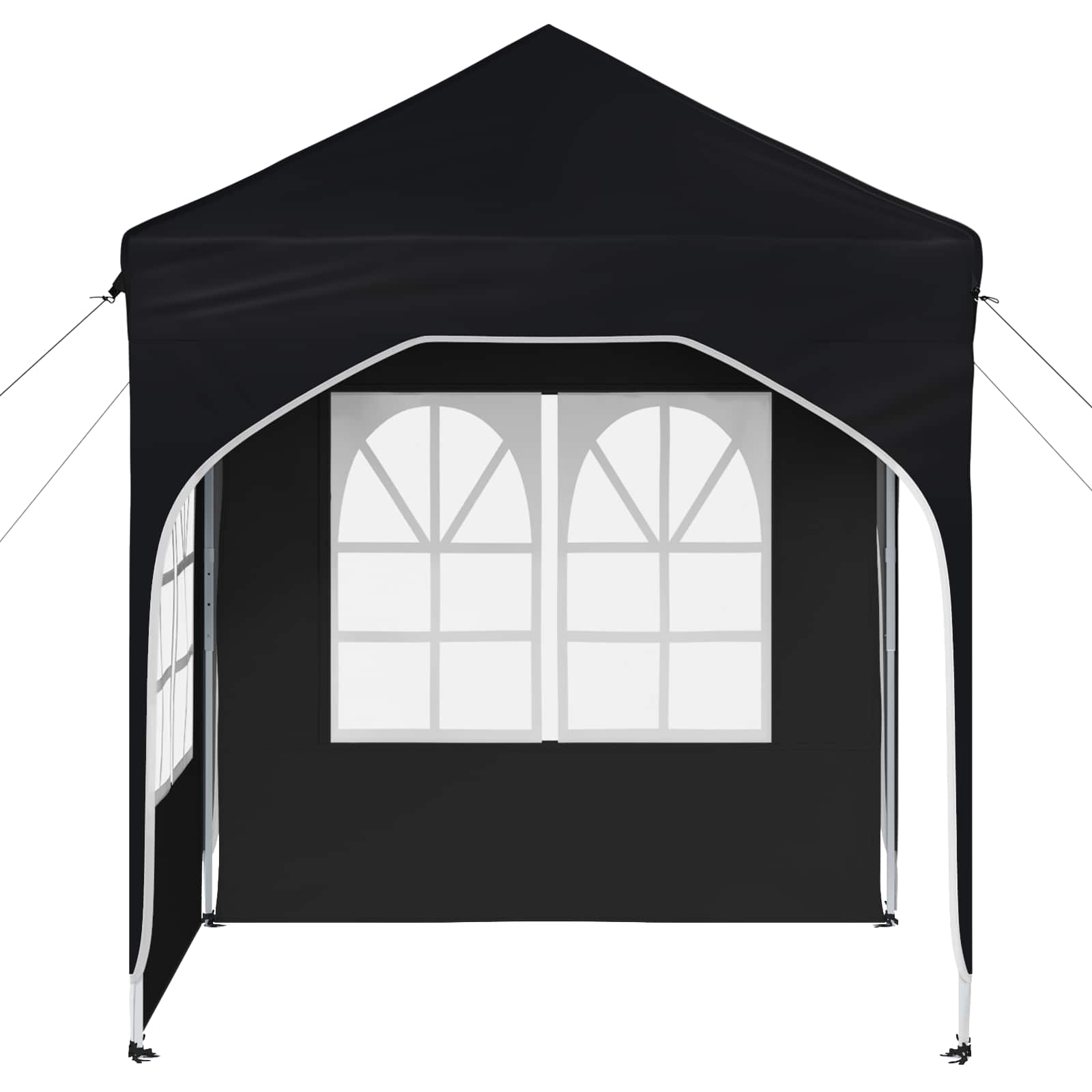 Pop-up Partyzelt 192 x 192 x 245 cm Antrazit
