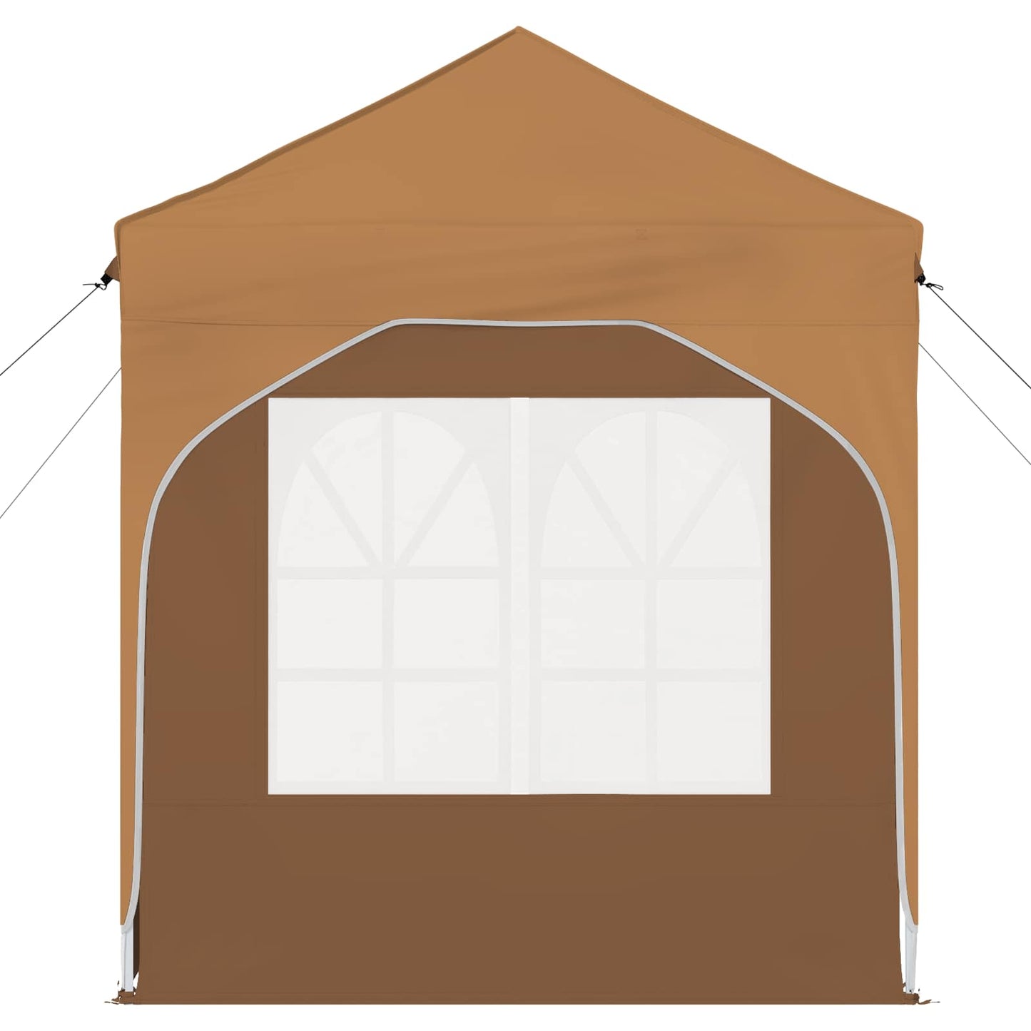 Pop-up Partyzelt 192 x 192 x 245 cm Beige