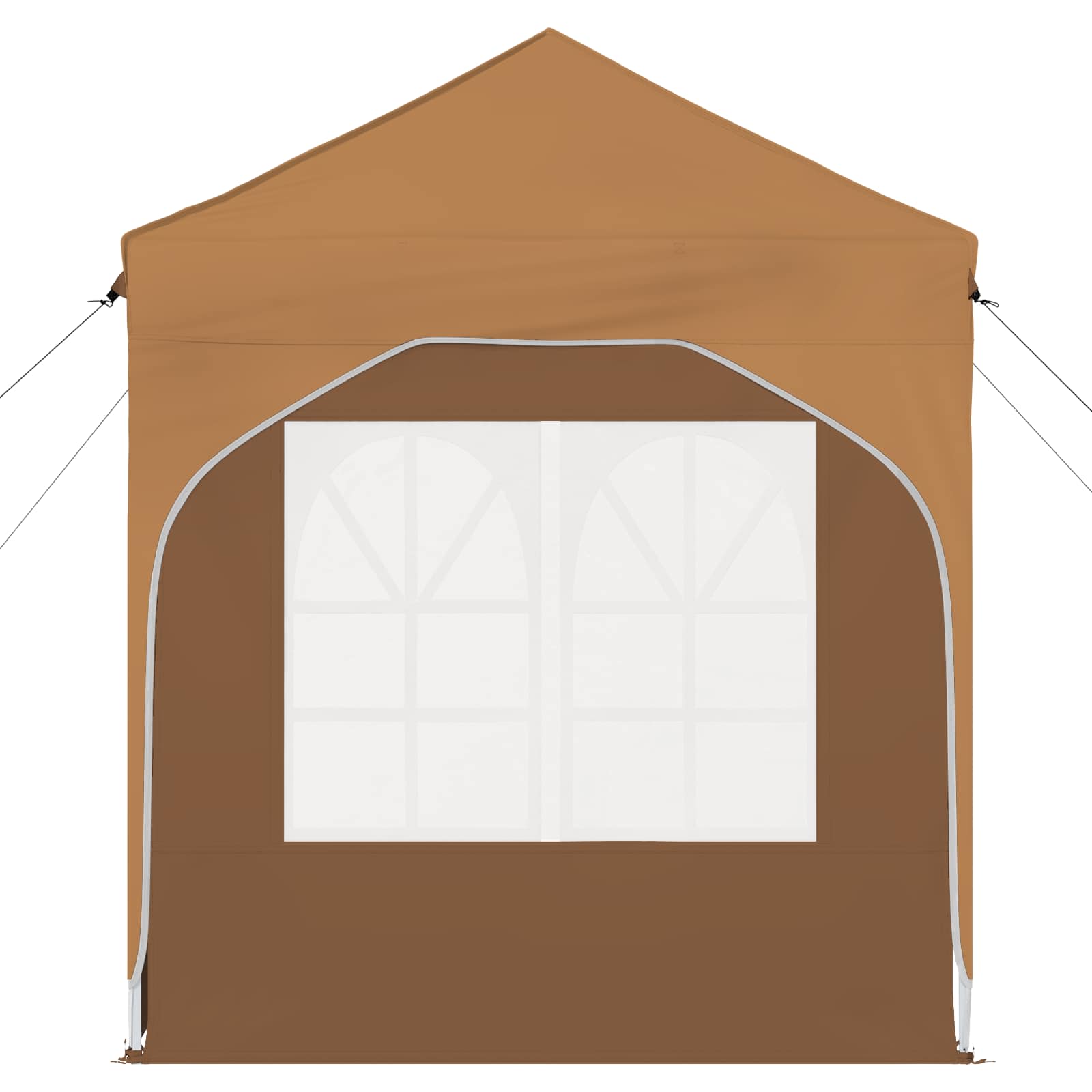 Pop-up Partyzelt 192 x 192 x 245 cm Beige