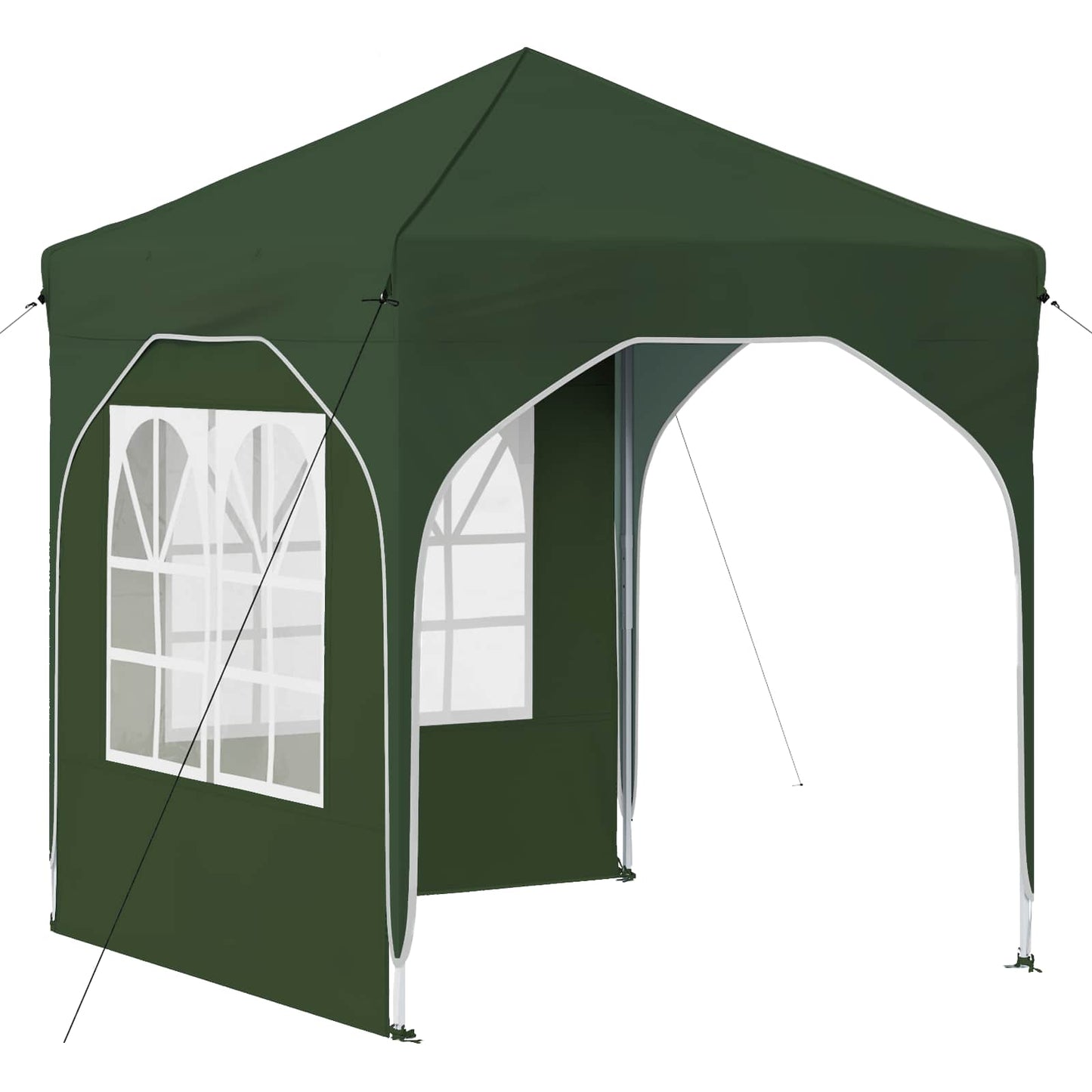 Pop-up Partyzelt 192 x 192 x 245 cm Grün